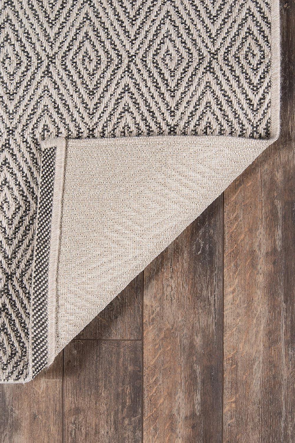 Erin Gates by Momeni Downeast Wells Charcoal Indoor Area Rug