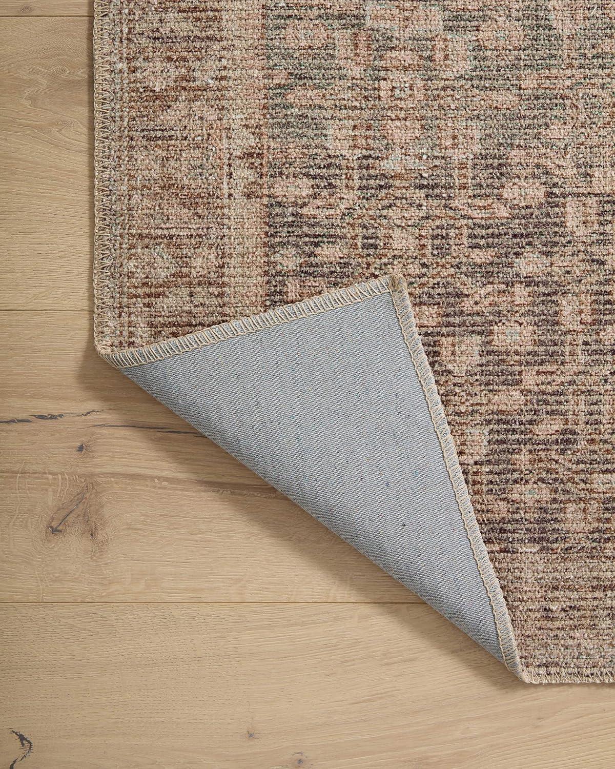 Sage & Bark Square Low-Pile Traditional Area Rug, 18" x 18"