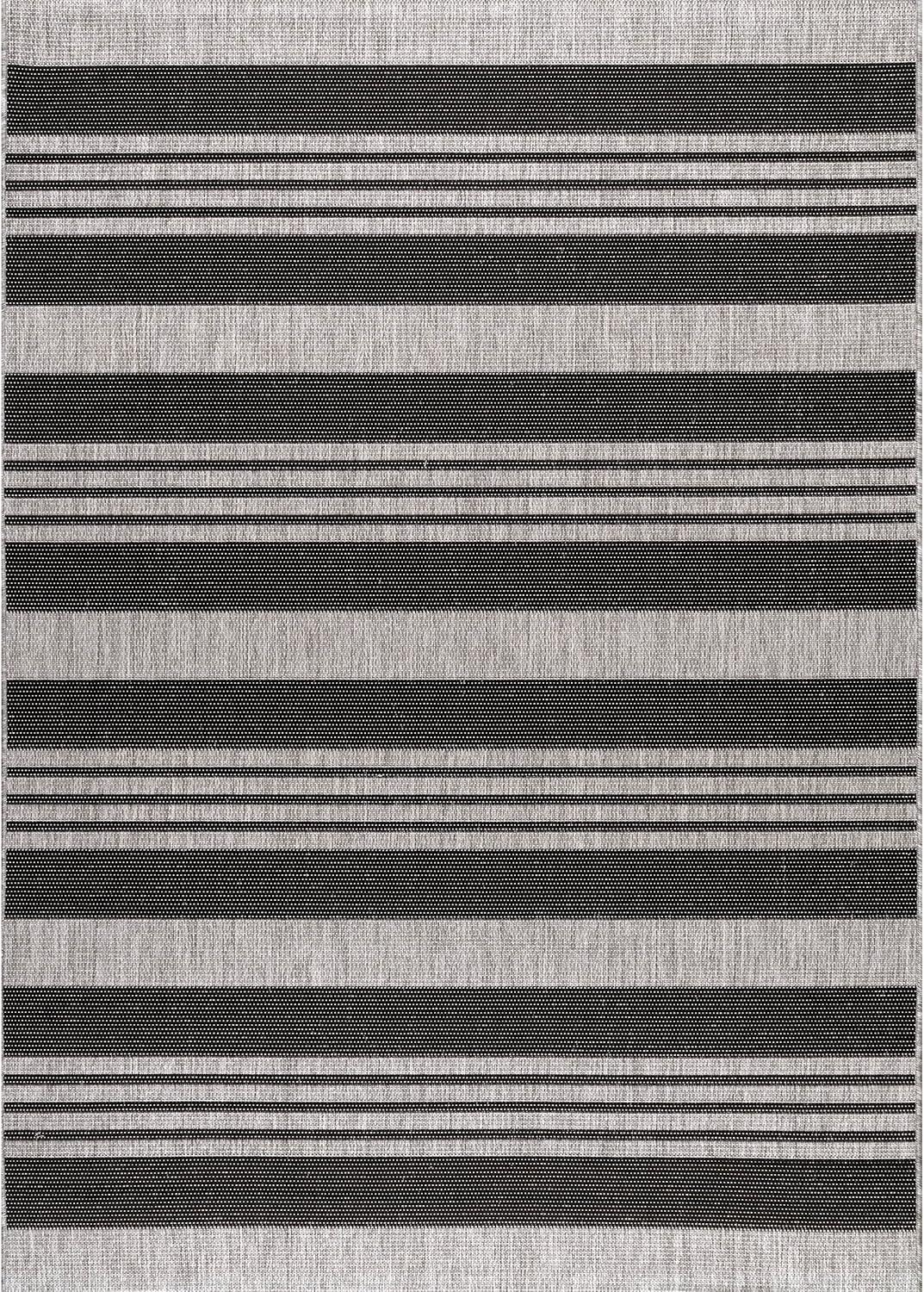 Elevate Easy-Care Synthetic Gray Rectangular Accent Rug, 3x5