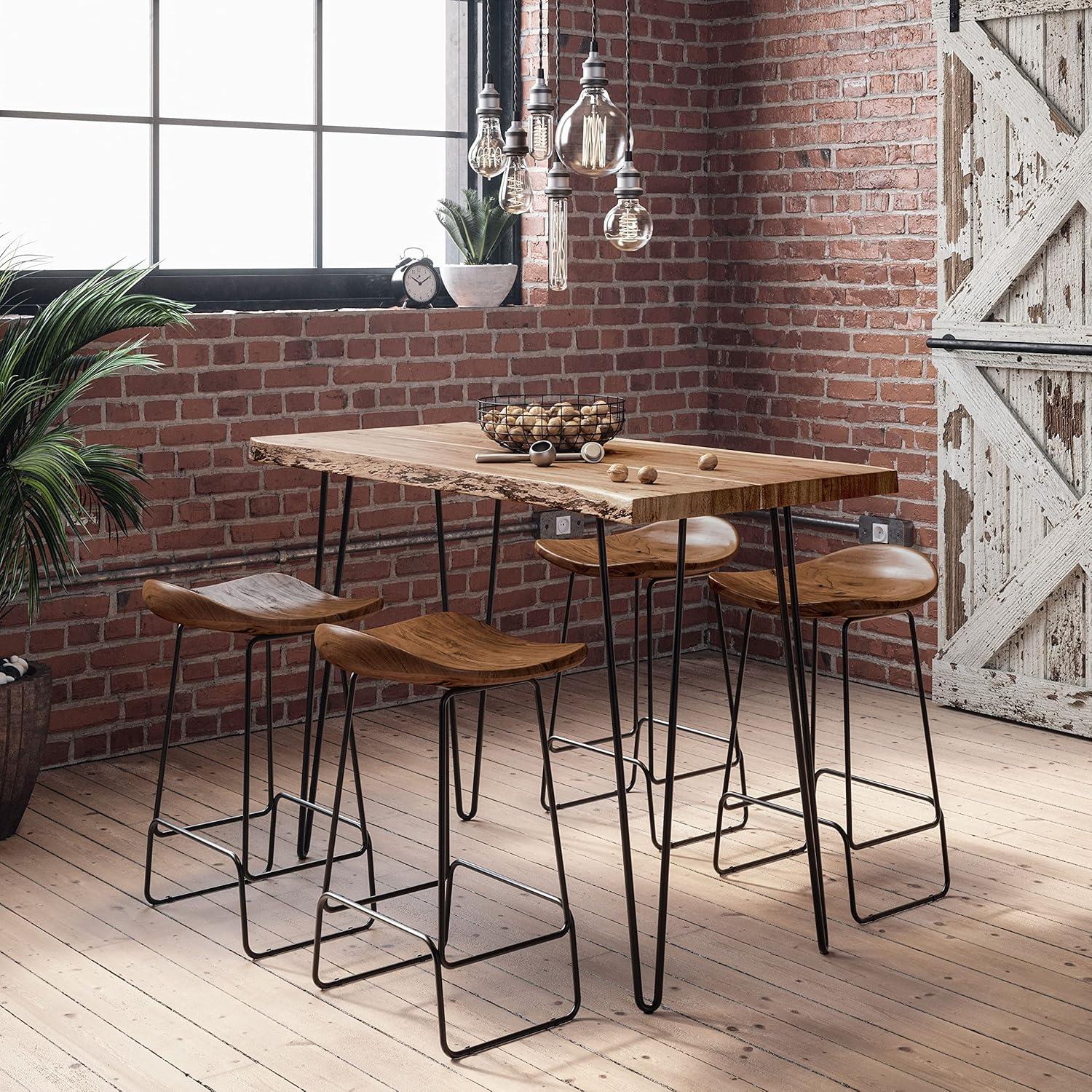 Jofran,Nature'S Edge 52 Solid Acacia Counter Height Dining Table