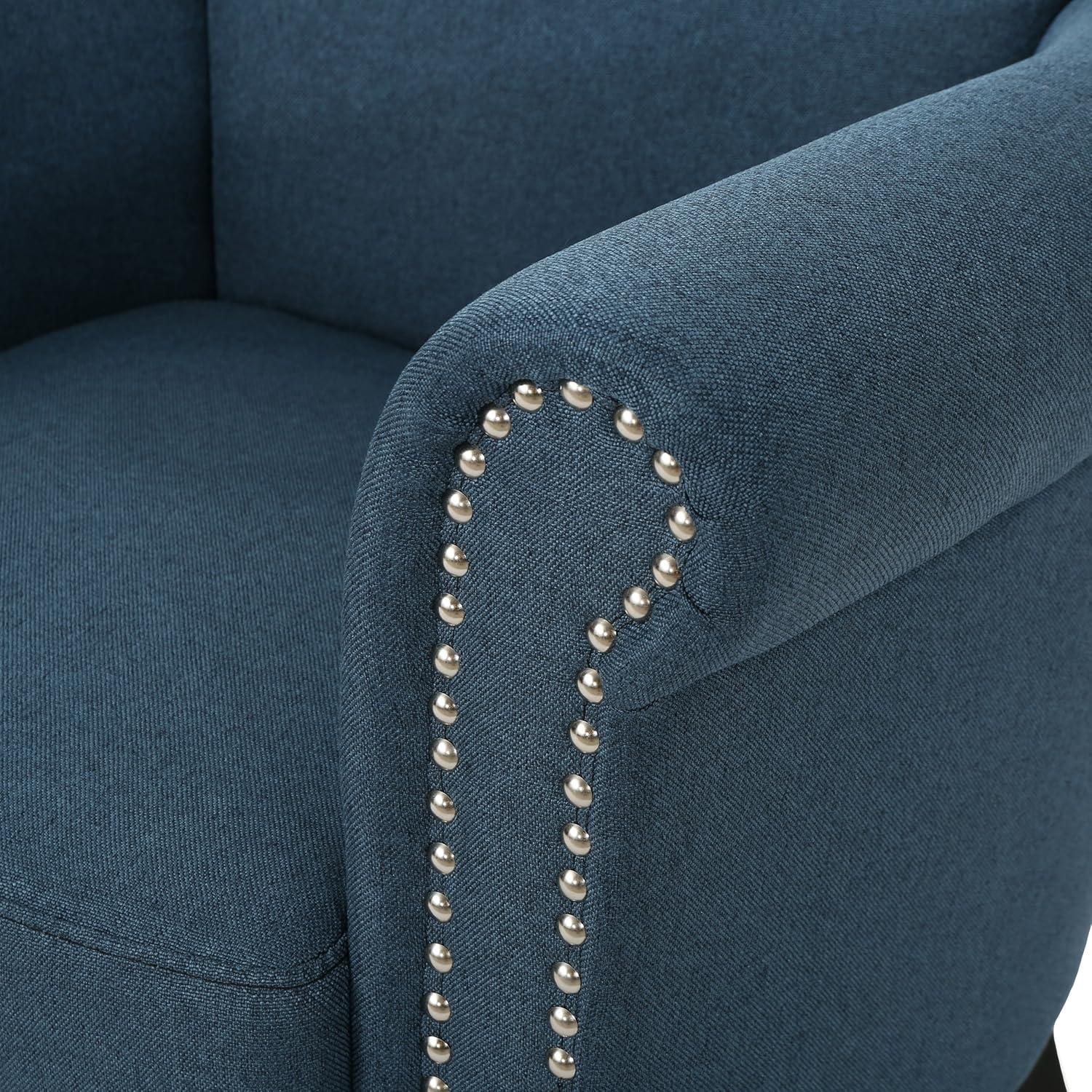 Brice Vintage Studded Club Chair - Christopher Knight Home