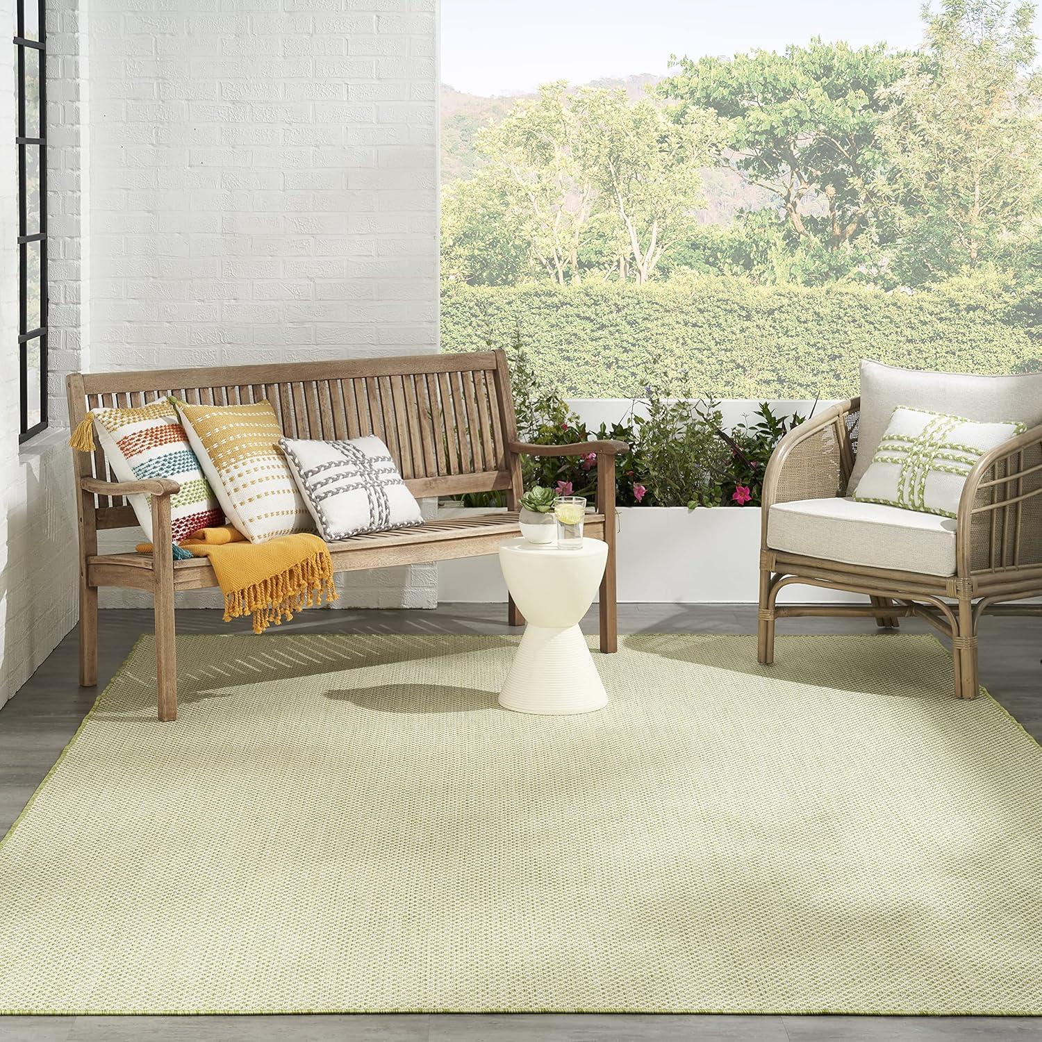 Nourison Courtyard Modern Easy Care Outdoor Rug