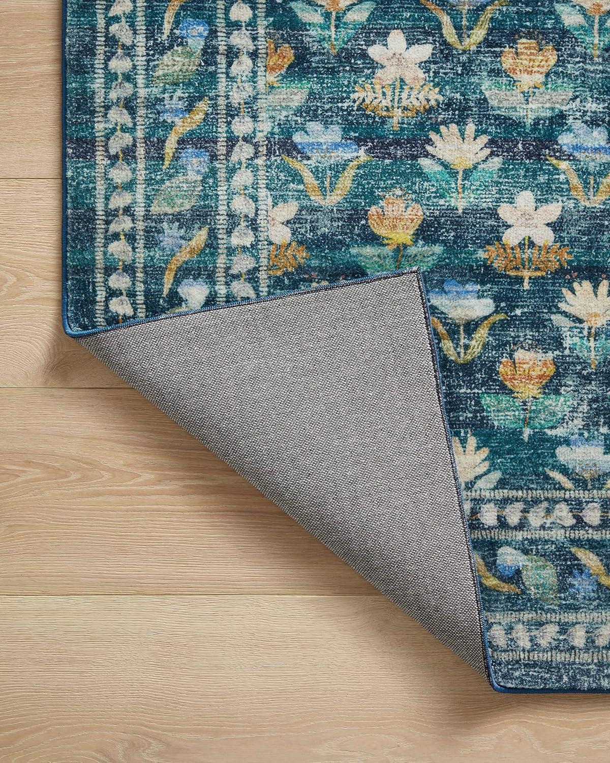 Rifle Paper Co. x Loloi Courtyard Emerald Area Rug feat. CloudPile