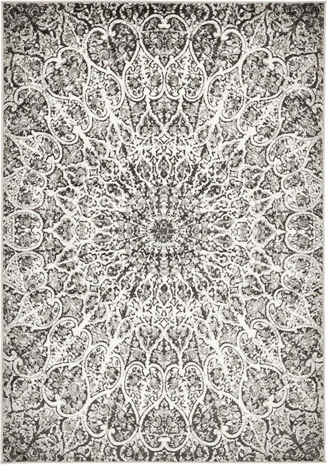 Unique Loom Sofia Grace Geometric Indoor Woven Area Rug