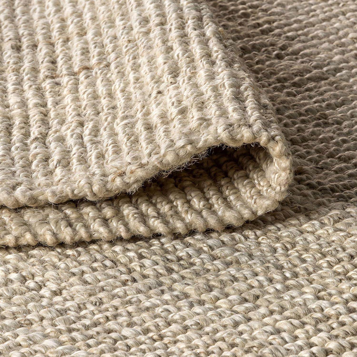 Pata Hand Woven Chunky Jute Indoor Area Rug - JONATHAN Y