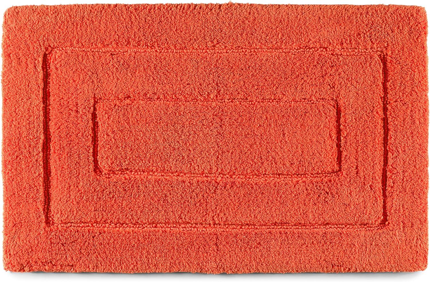 20"x32" Signature Bath Rug Gray - Cassadecor: Cotton, Machine Washable, Lightweight Spray Latex Backing