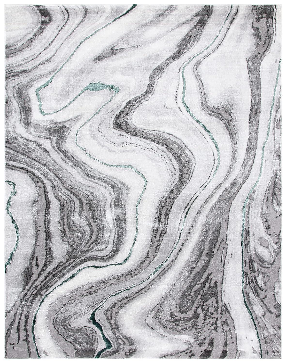 Craft CFT819 Loomed Indoor Area Rug - Grey/Green - 5'3"x7'6" - Safavieh