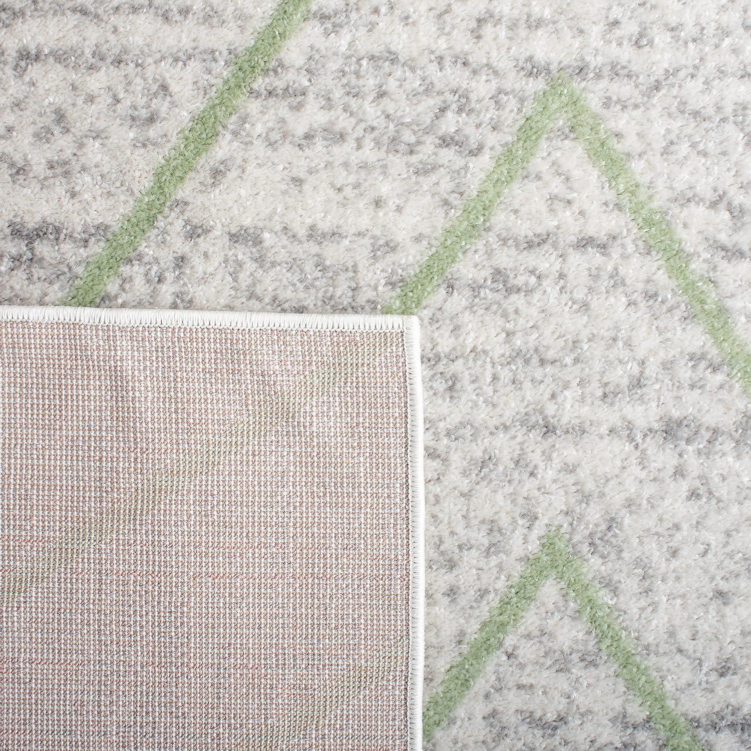 Adirondack ADR251 Machine Made Indoor Area Rug - Grey/Green - 9'x12' - Safavieh