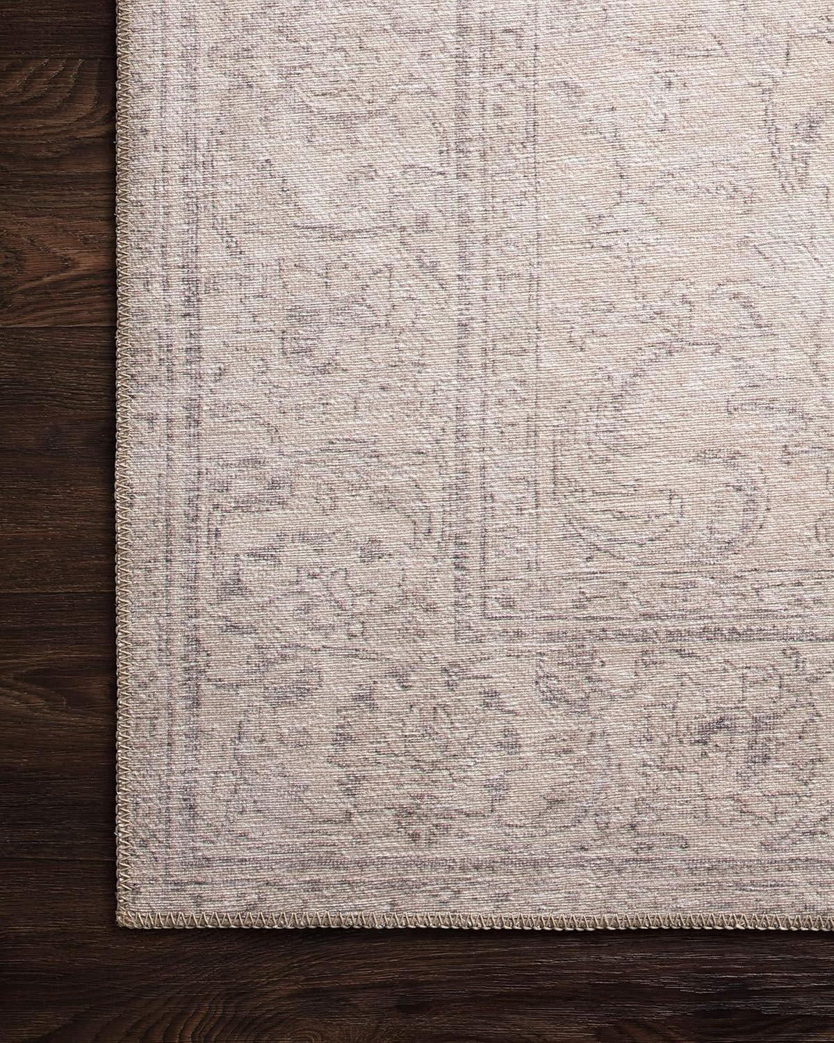 Loloi II Loren Collection LQ-12 Sand Oriental Area Rug 5'-0" x 7'-6"