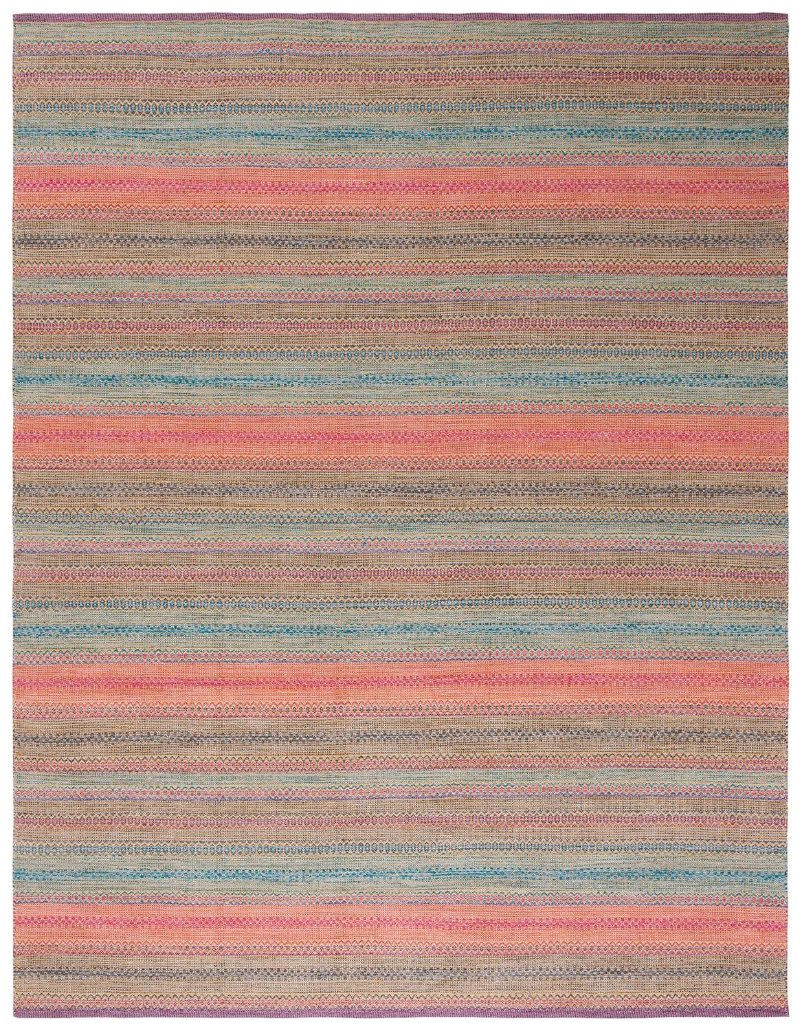 Kilim KLM475 Hand Woven Area Rug - Pink/Blue - 6'x9' - Safavieh.
