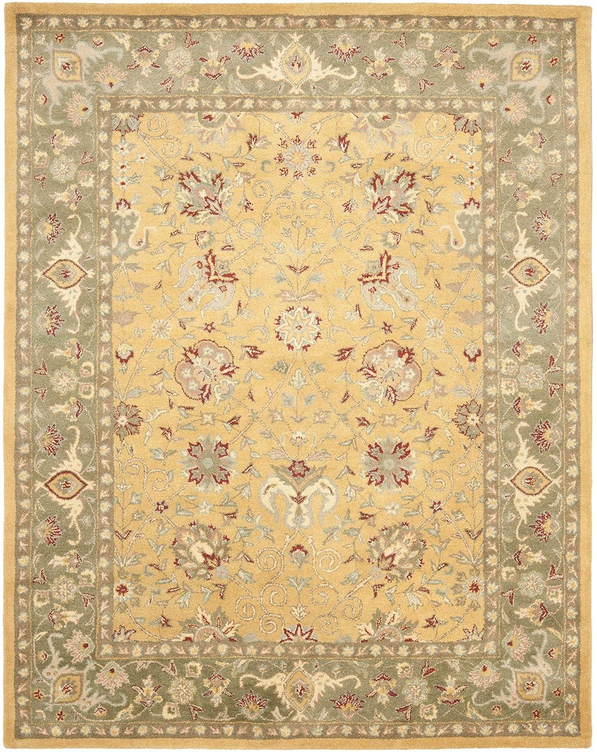 SAFAVIEH Antiquity Lilibeth Oriental Wool Area Rug, Gold, 9'6" x 13'6"