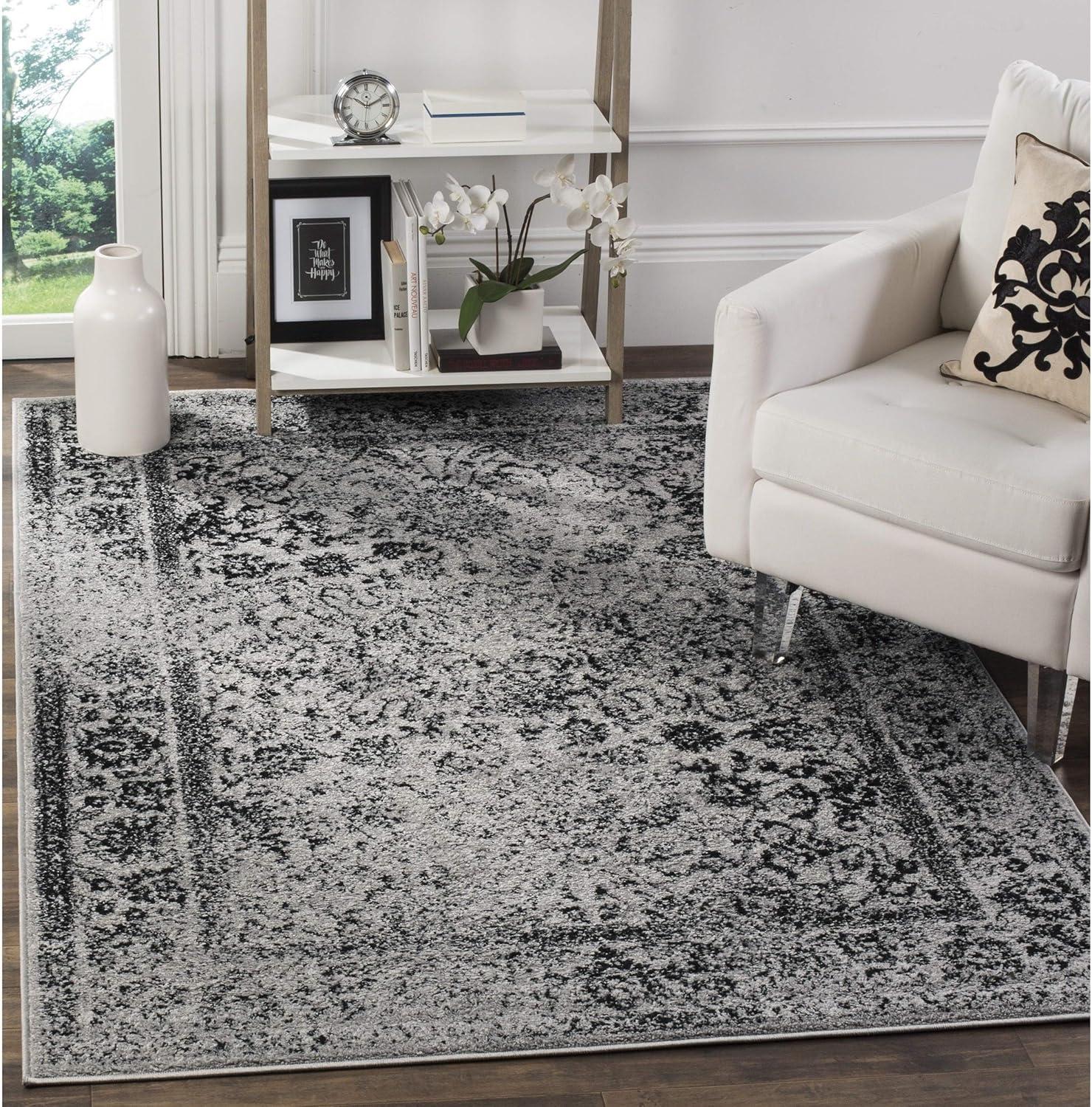 Adirondack ADR109 Machine Made Indoor Area Rug - Grey/Black - 10'x14' - Safavieh