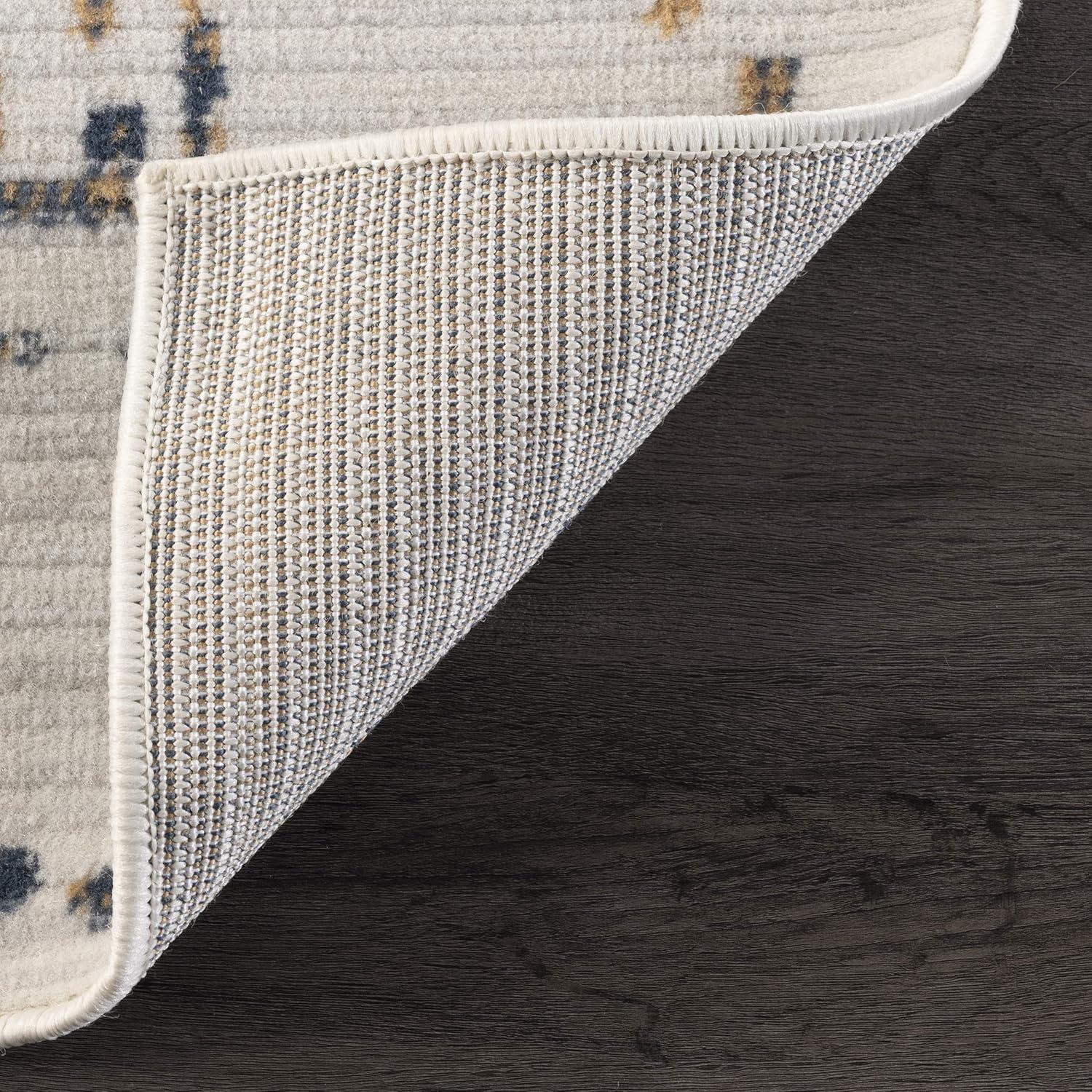 Nuloom Mila Moroccan 8x10 Indoor Area Rug for Living Room Bedroom Dining Room Kitchen, Beige/Ivory