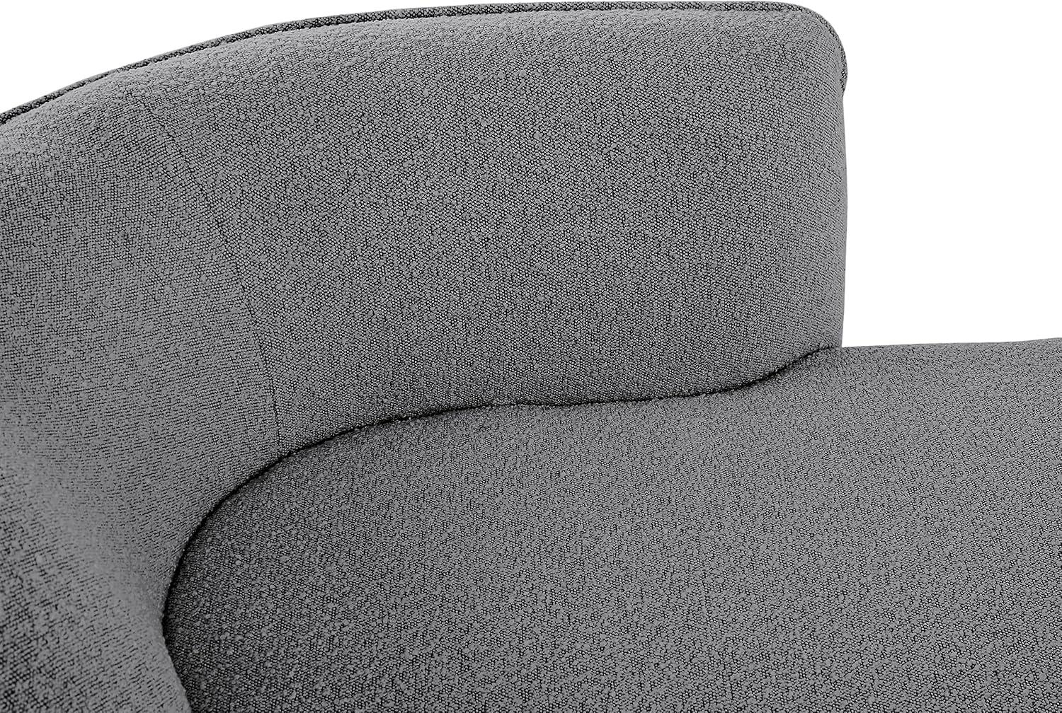 Meridian Furniture Hilton Grey Fabric Chaise