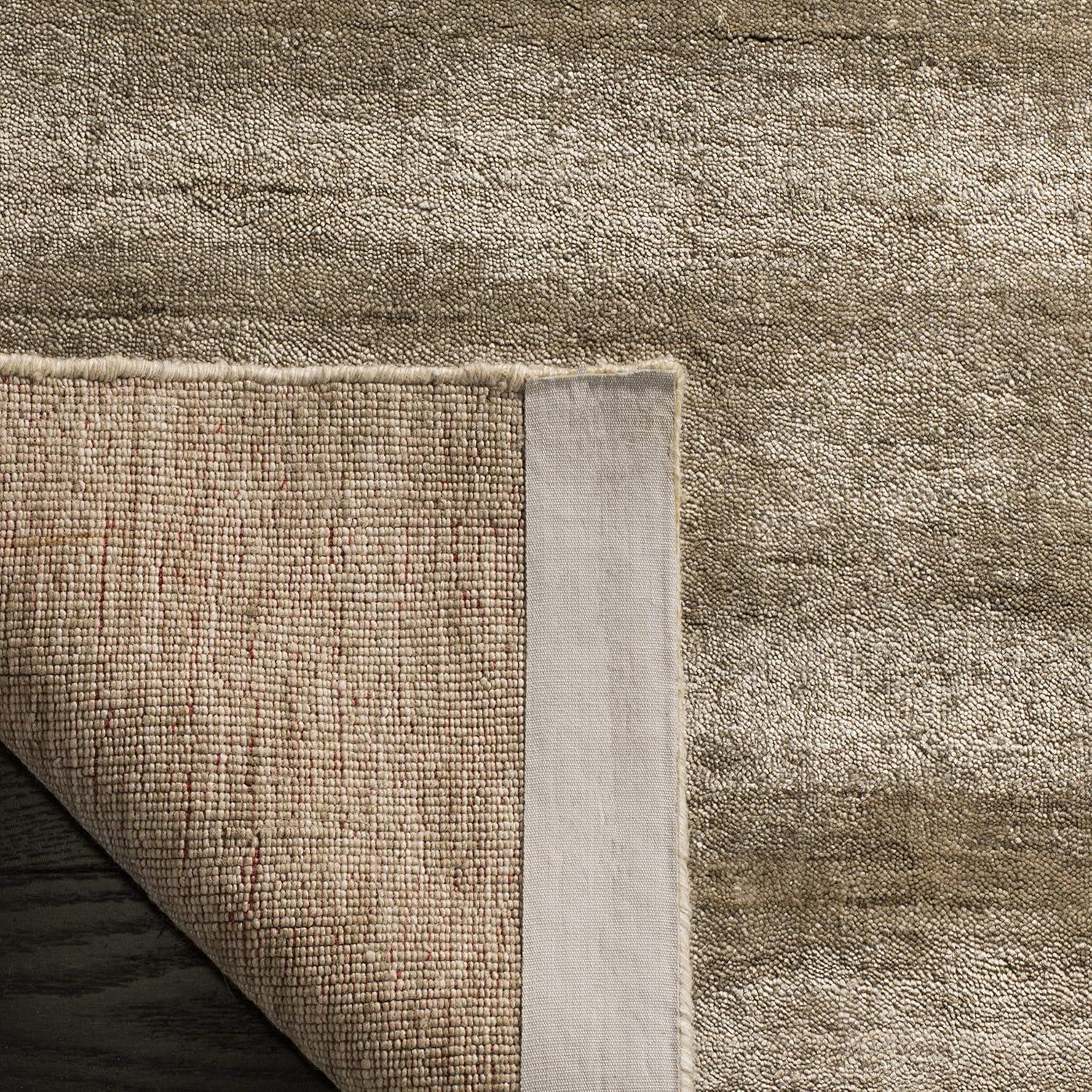 Jessup Hand Loomed 80% Art Silk And 20% Cotton Solid Color Rug
