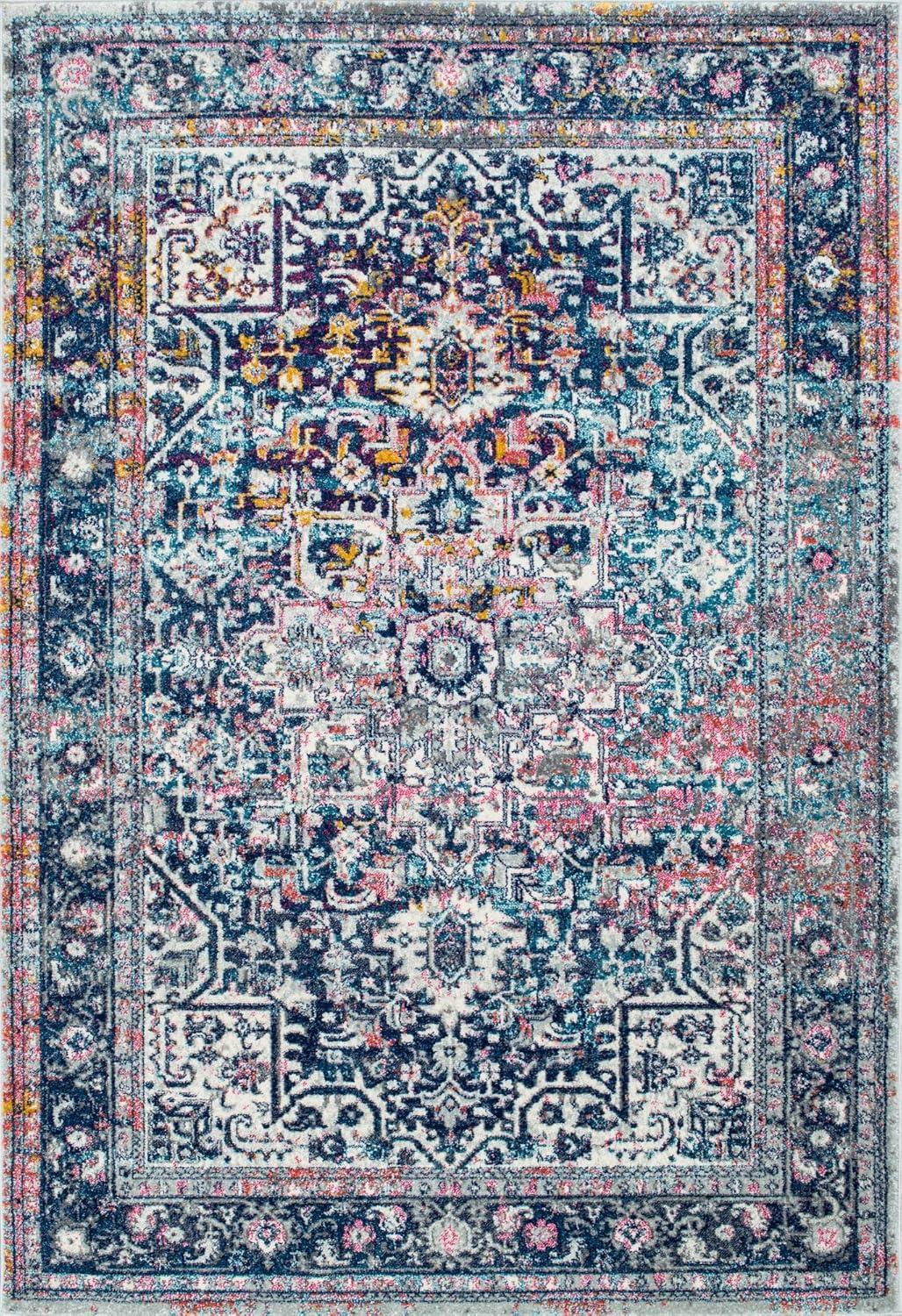 Nuloom Lilah Vintage Medallion Indoor Area Rug