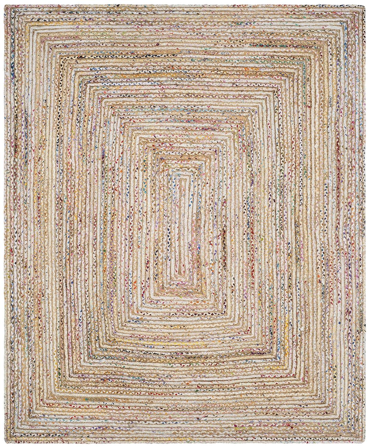 Cape Cod CAP202 Woven Indoor Area Rug - Beige/Multi - 8'x10' - Safavieh