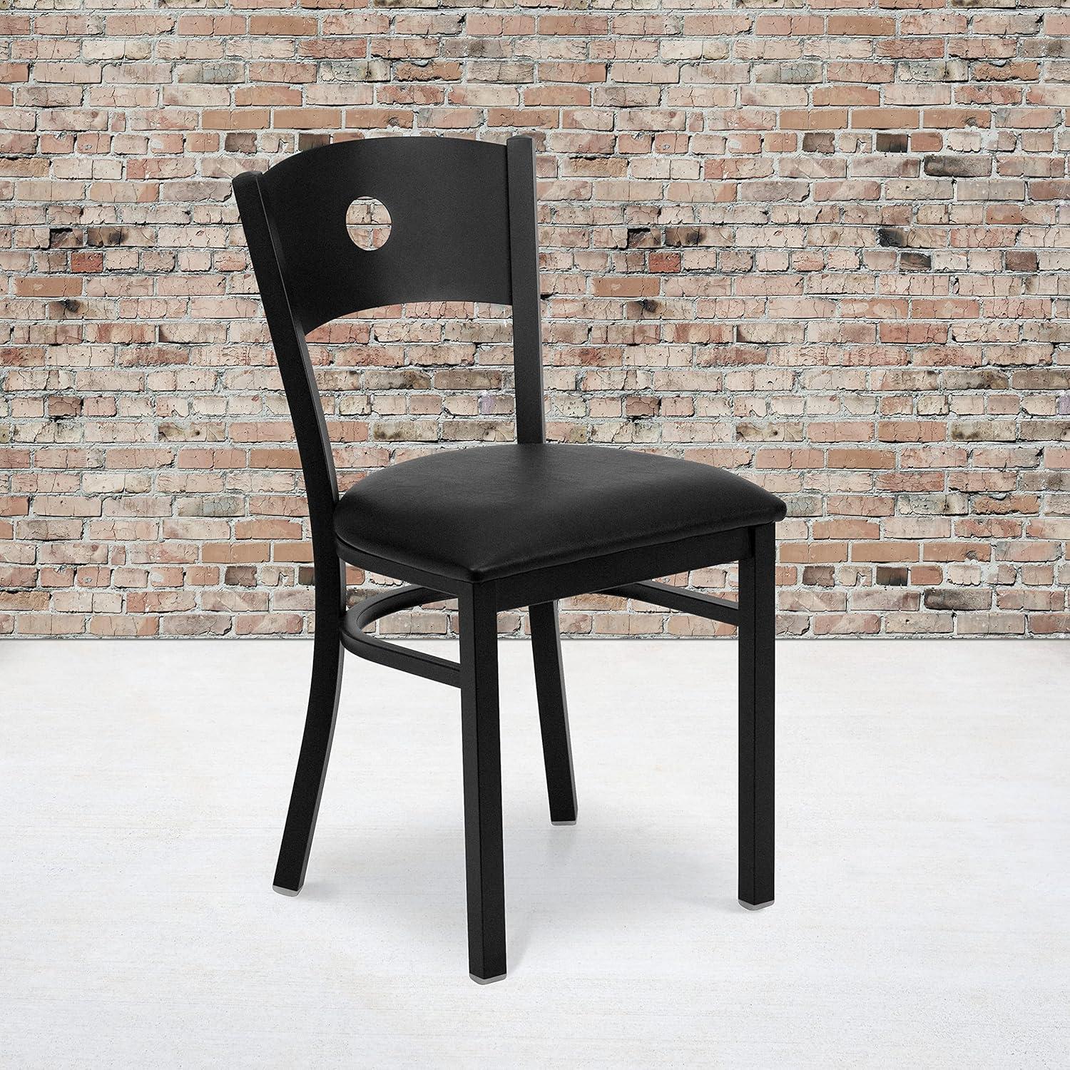 Flash Furniture Merlina Circle Back Metal Restaurant Chair