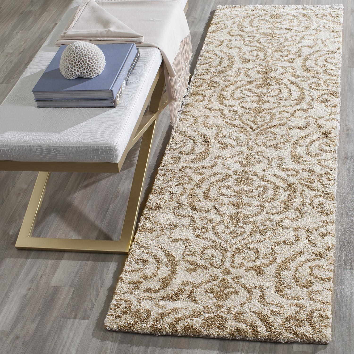 Florida Shag SG462 Power Loomed Area Rug  - Safavieh