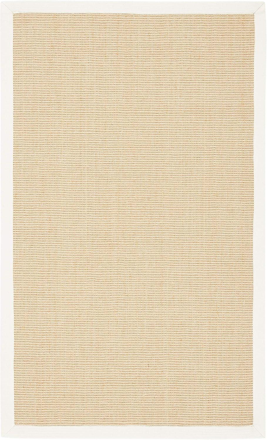 Natural Fiber NF441 Power Loomed Area Rug - Maize/Wheat - 3'x5' - Safavieh.