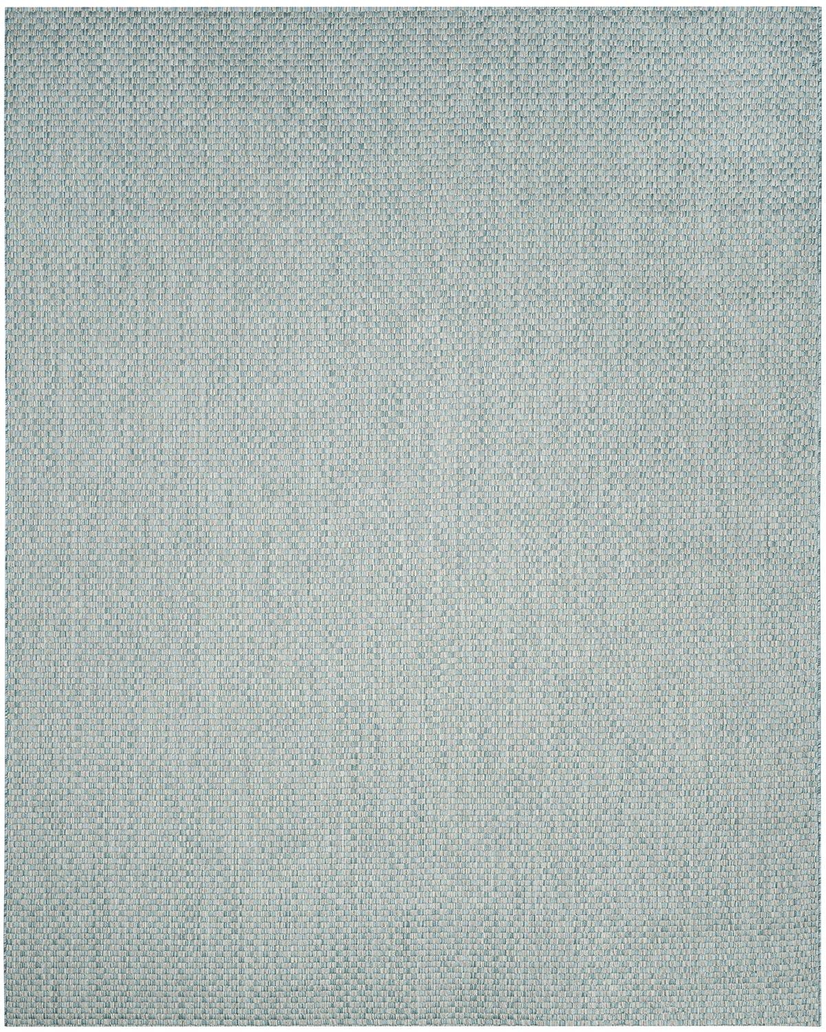 Courtyard CY8653 Power Loomed Indoor and Outdoor Area Rug - Light Blue/Light Grey - 8'x11' - Safavieh