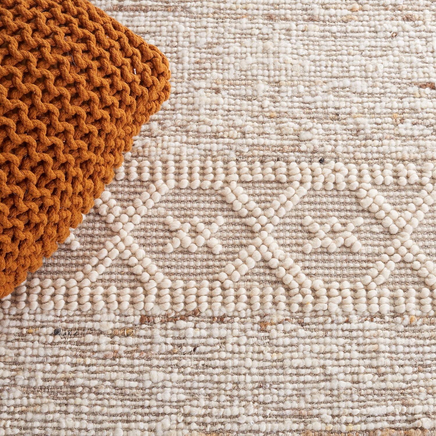 Natura NAT295 Hand Woven Indoor Accent Rug - Ivory/Beige - 3'x5' - Safavieh