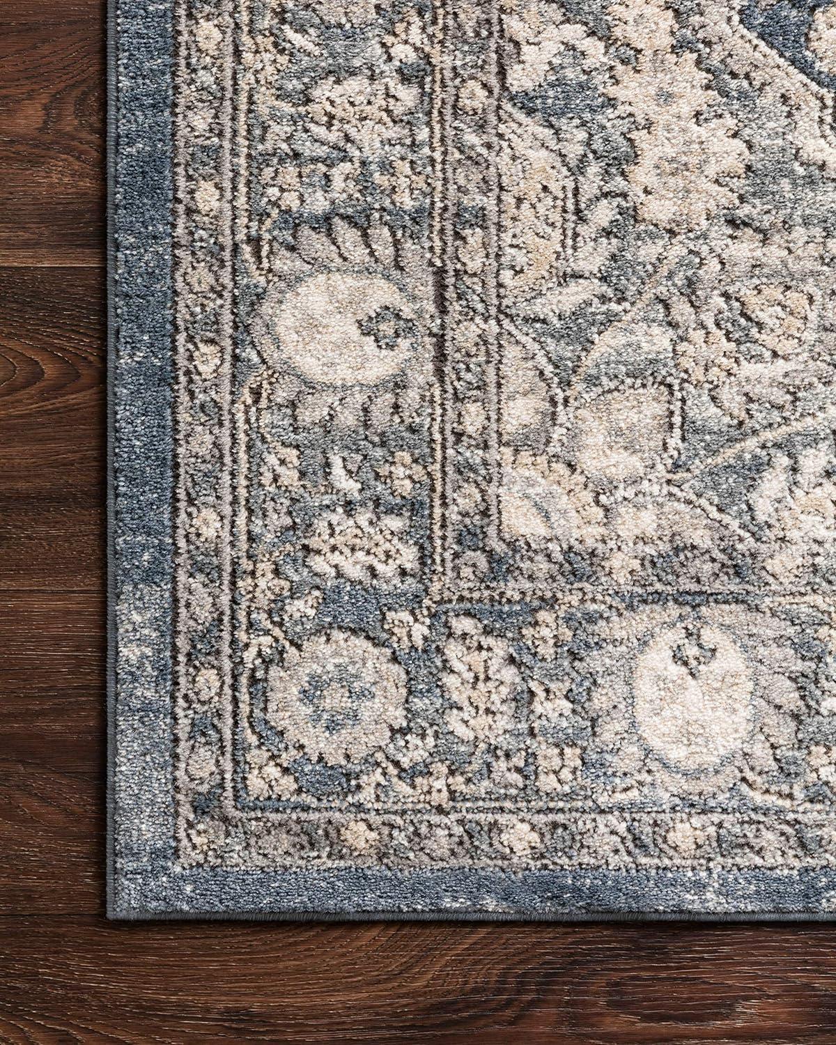 Loloi Teagan Denim / Mist 2'-8" x 4' Accent Rug