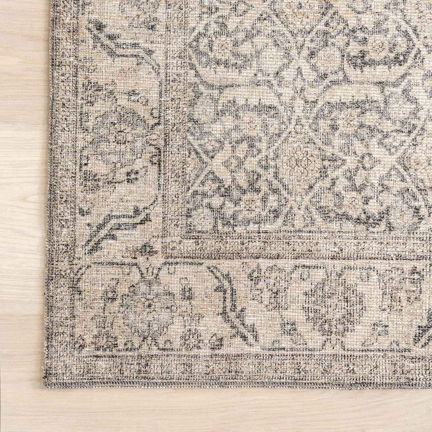 Nuloom Hillstone Collection Traditional Vintage Medallion Indoor Area Rug