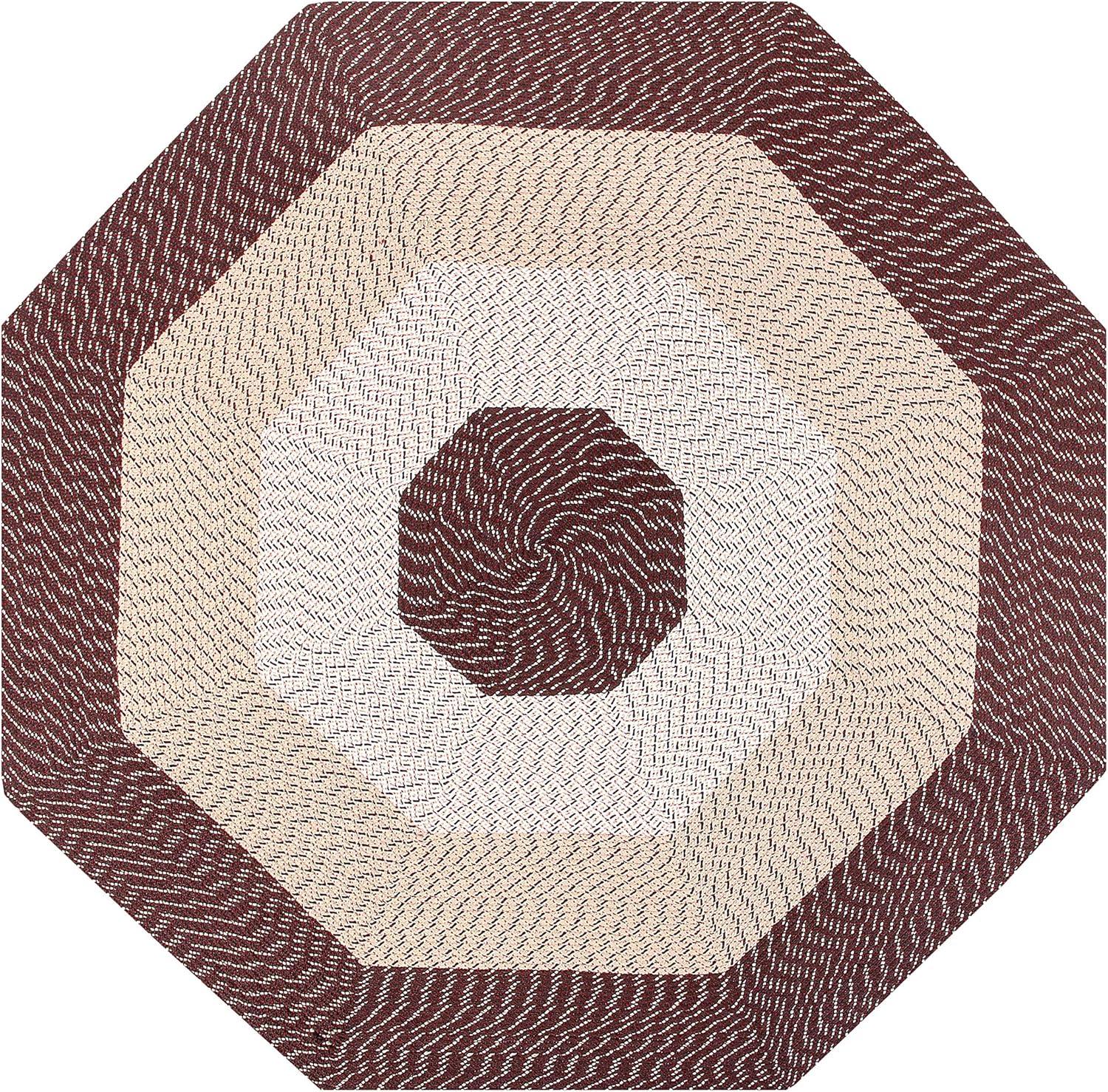 Country Stripe Collection 100% Polypropylene Reversible Indoor Area Utility Rug - Better Trends