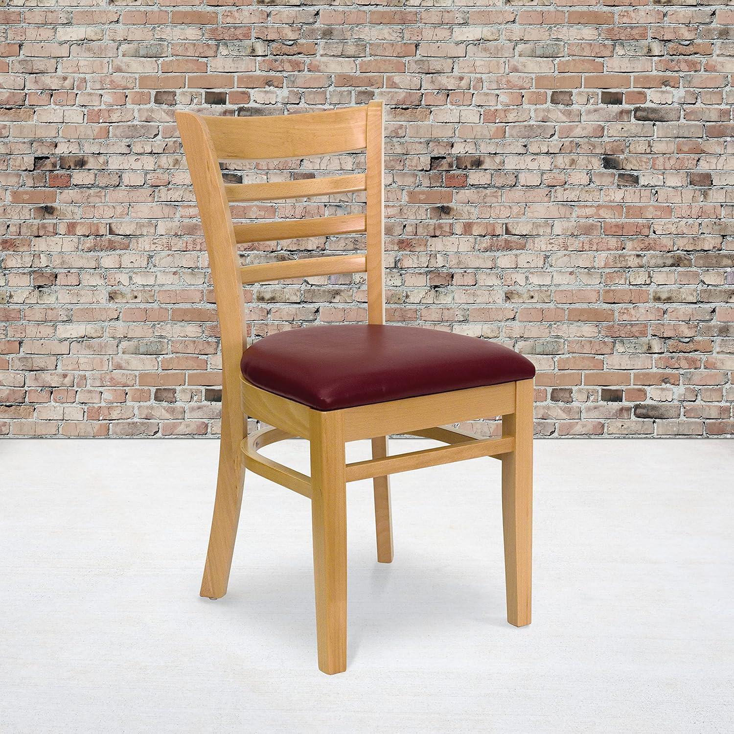 Red Barrel Studio® Ladder Back Wooden Restaurant Chair