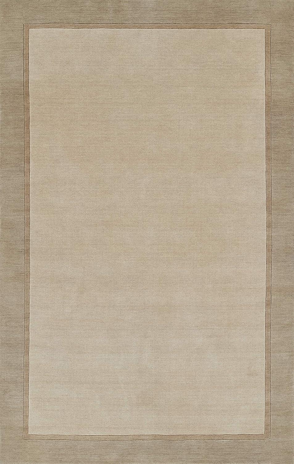 Momeni Beckton Hand Loomed Wool Taupe Area Rug 9' X 12'