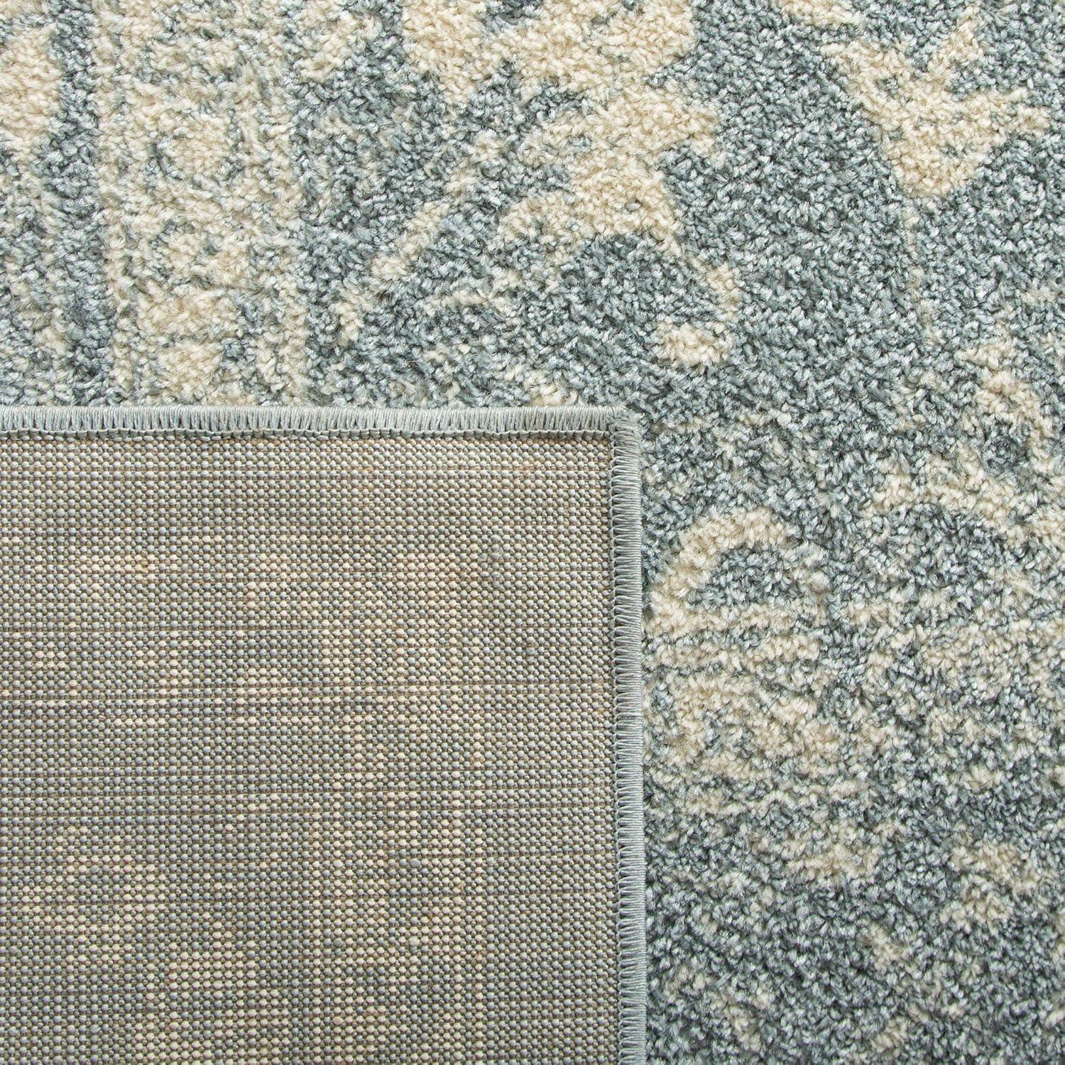 Adirondack ADR109 Machine Made Indoor Area Rug - Slate/Ivory - 10'x14' - Safavieh