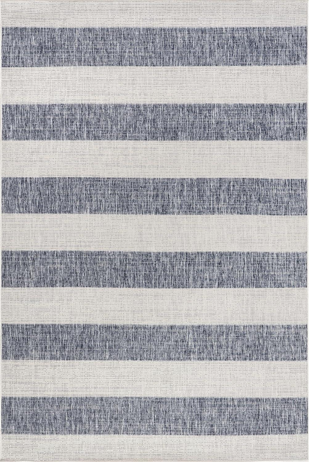 nuLOOM Briaana Striped Indoor/Outdoor Area Rug, 4' x 6', Blue