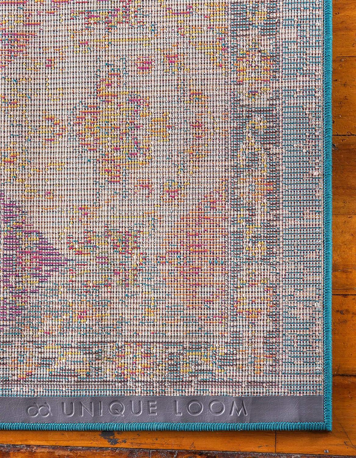 Unique Loom Penrose Collection Area Rug - Blake (2' 2" x 3' 1" Rectangle Multi/Blue)