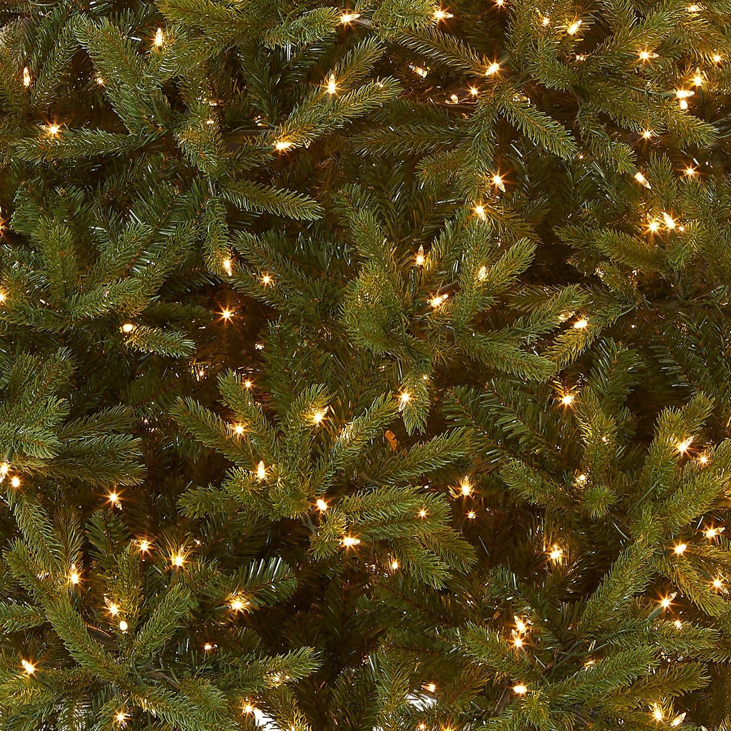 National Tree Company Pre-lit Jersey Frasier Fir Artificial Christmas Tree with Clear Lights