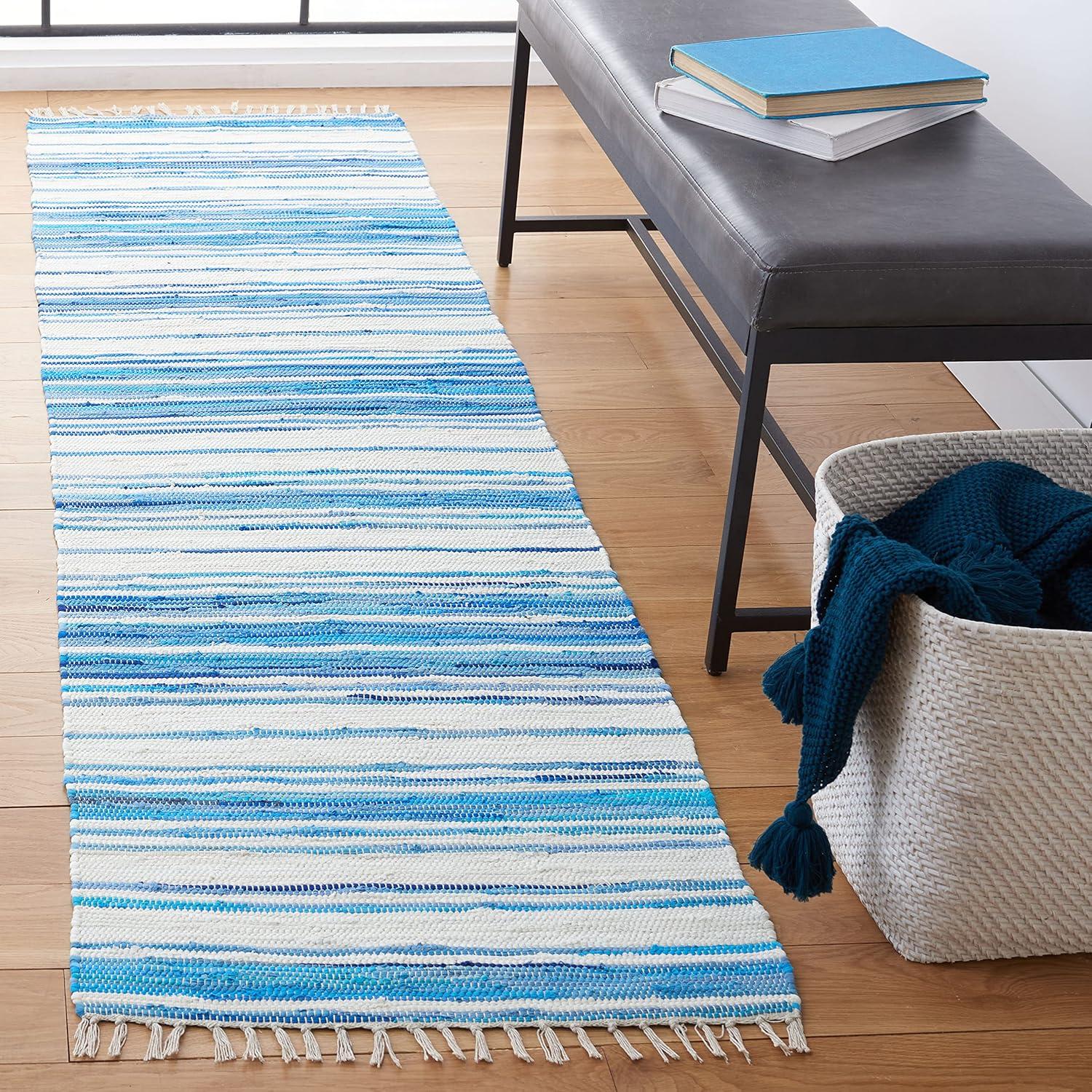 Rag Area Rug RAR126 Hand Woven Area Rug  - Safavieh