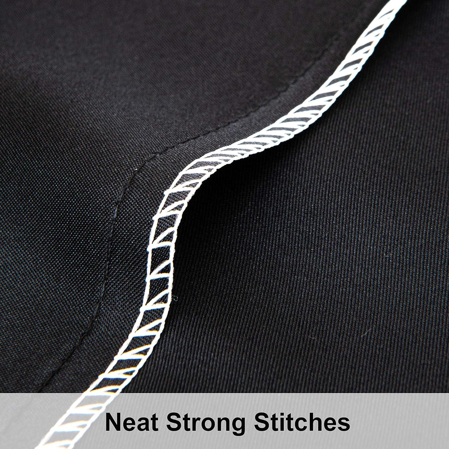 2 Pack Satin King Pillowcases for Hair and Skin, Luxurious Pillow Cases with Envelope Closure, 20x36 Inches, Black - NTBAY