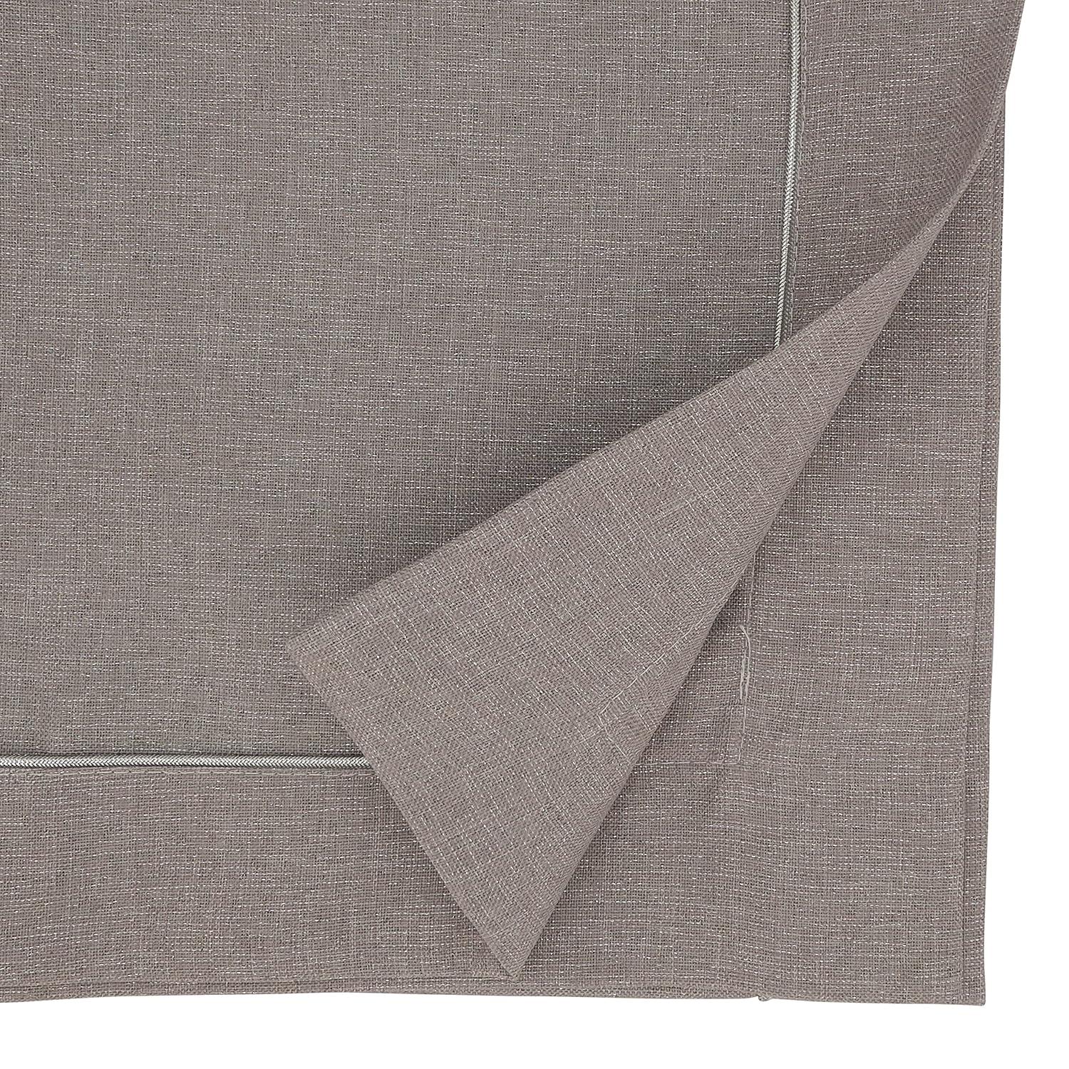 Bourget Collection Shimmering Tablecloth with Piping Detail