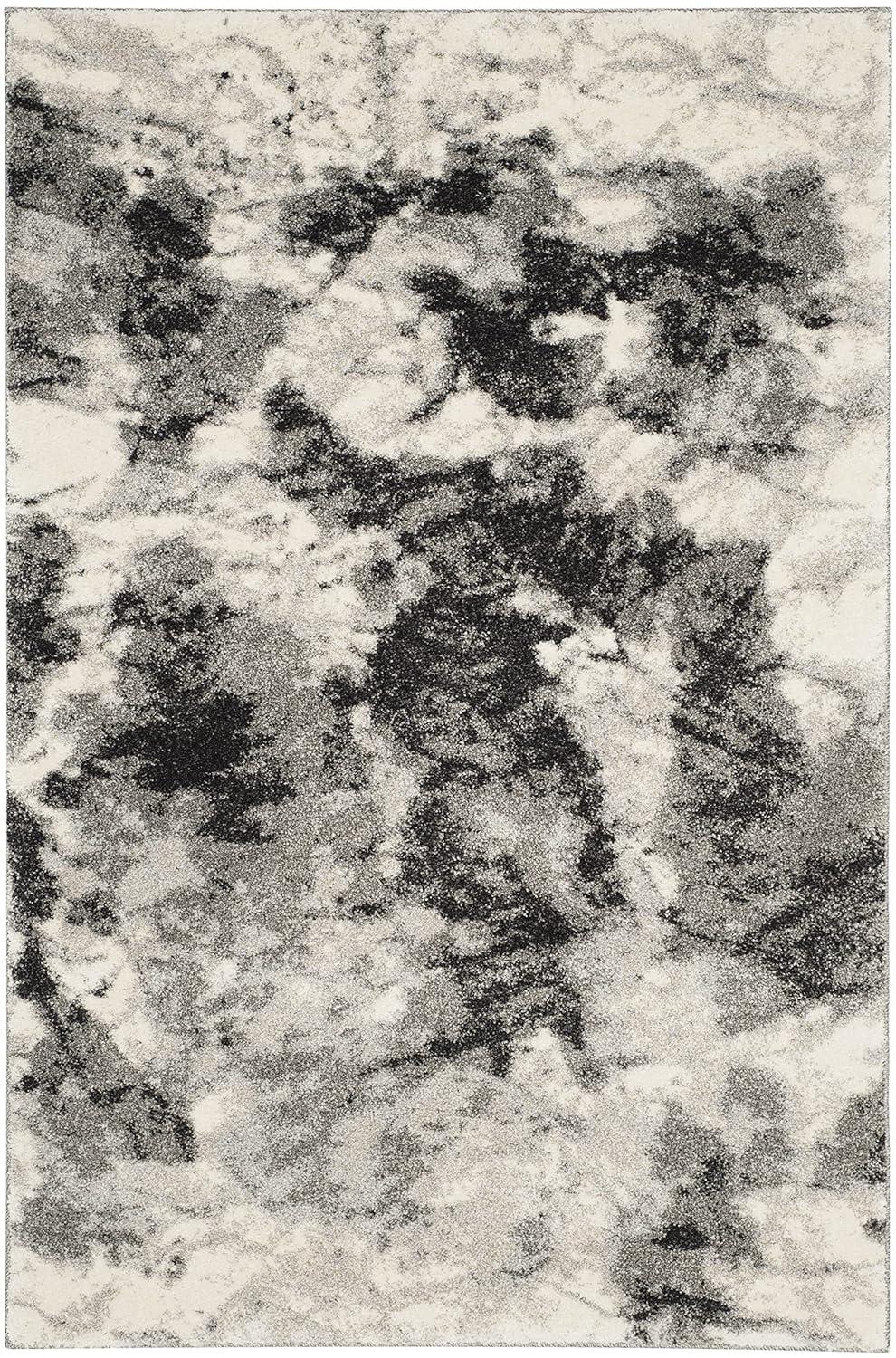 Retro RET2141 Power Loomed Indoor Accent Rug - Cream/Grey - 3'x5' - Safavieh.