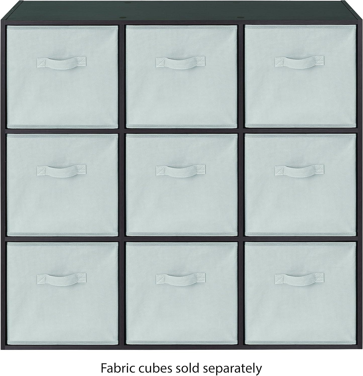 Whitmor 9 Section Cube Organizer Espresso