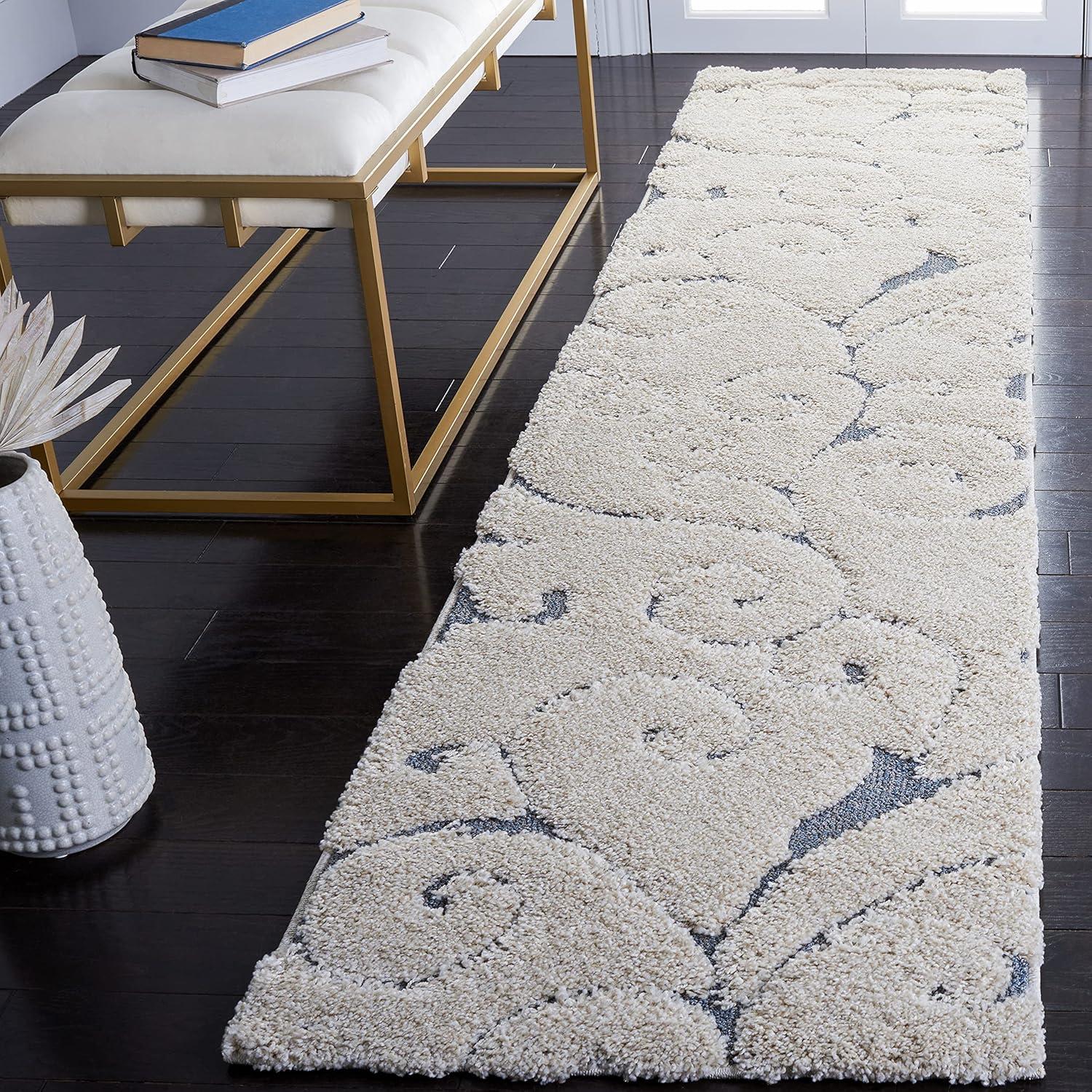 Florida Shag SG455 Power Loomed Area Rug  - Safavieh