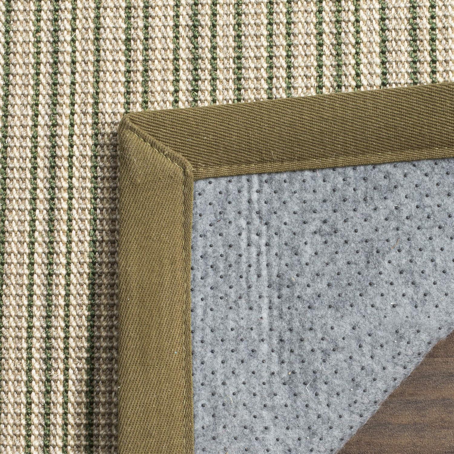 Natural Fiber NF442 Power Loomed Indoor Accent Rug - Green/Green - 3'x5' - Safavieh.