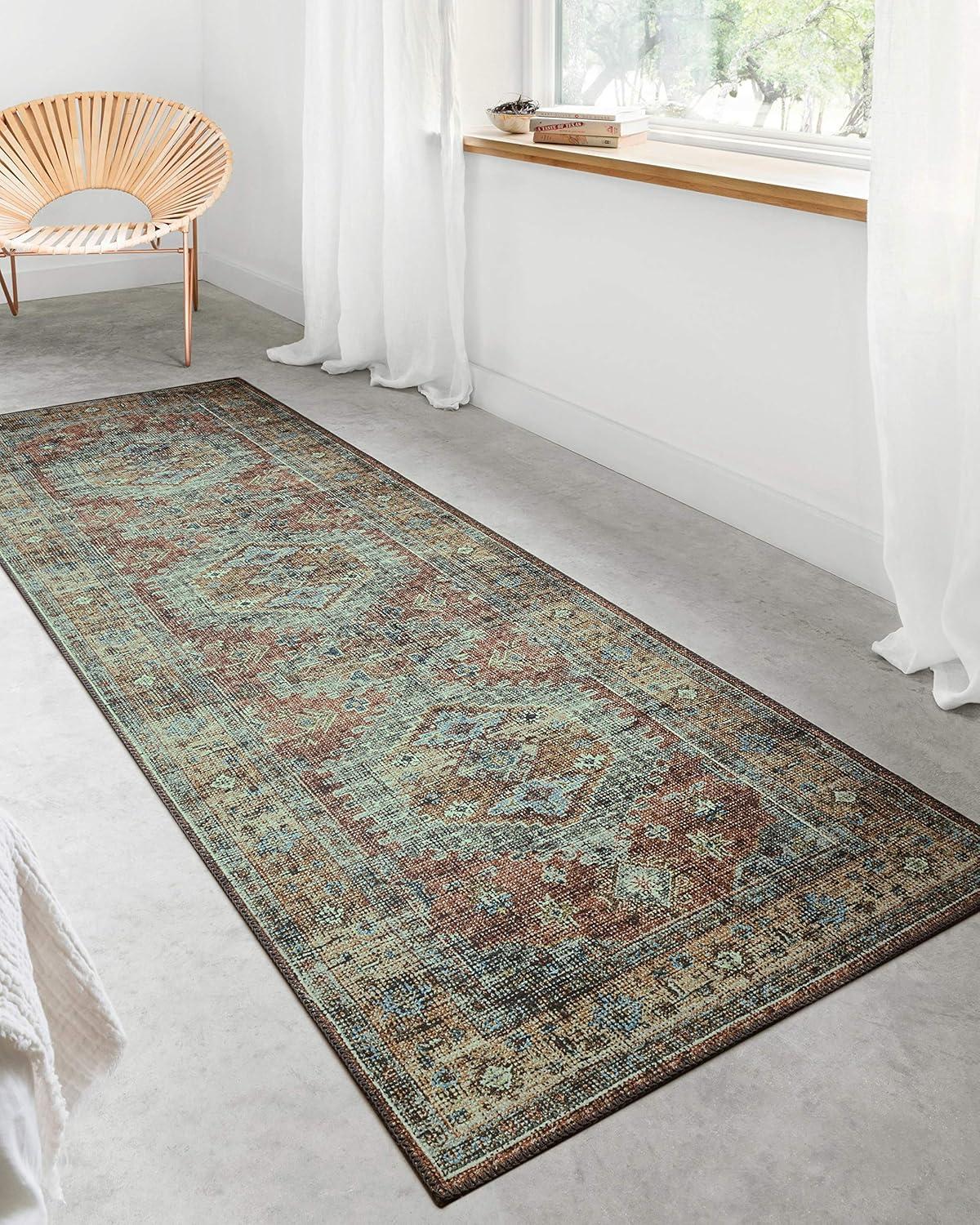 Terracotta Sky Elegance 6' x 9' Low Pile Wool Blend Area Rug