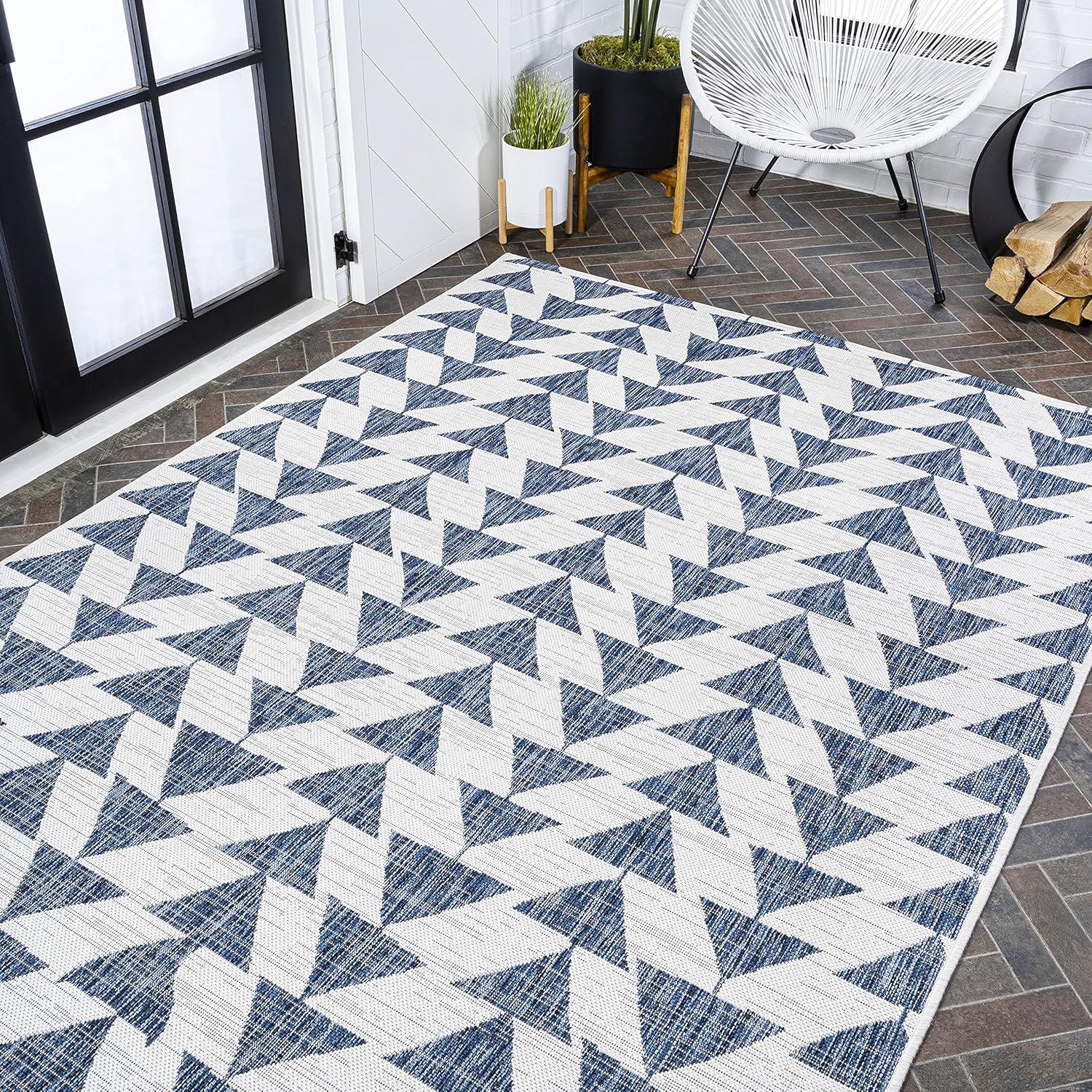 Andratx Modern  Geometric Indoor/Outdoor Area Rug - JONATHAN Y