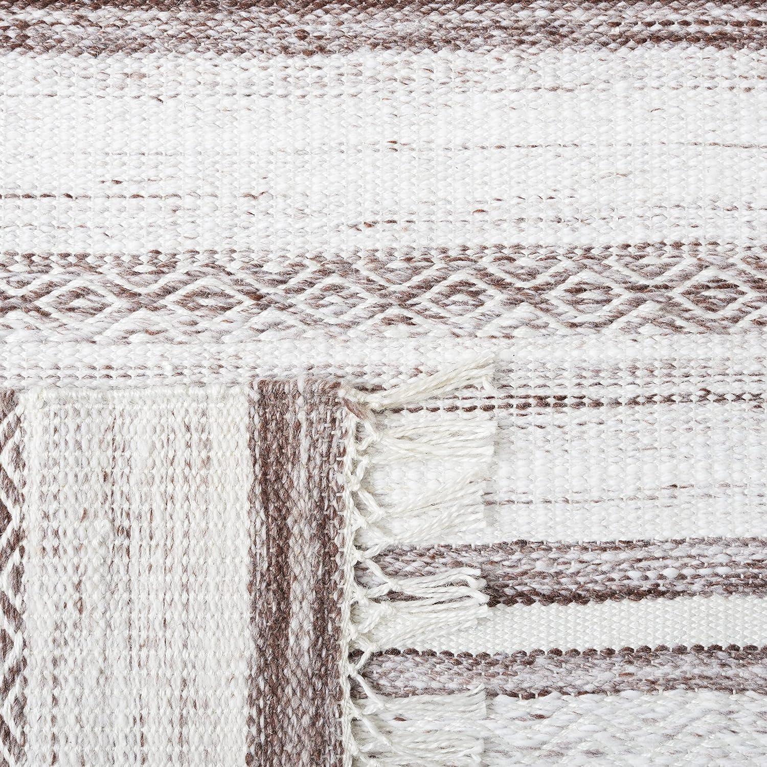 Foundry Select Striped Kilim Flat Weave Performance Striped Rug
