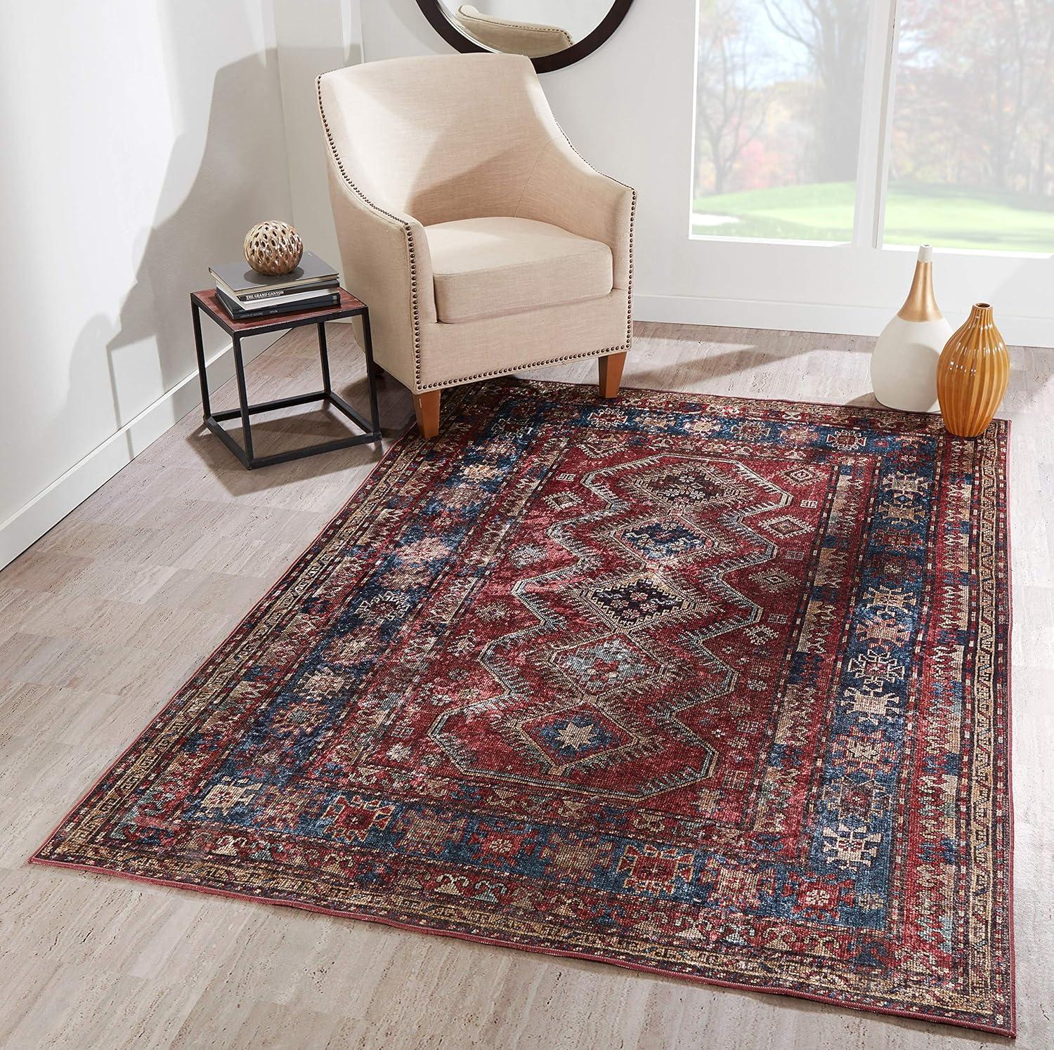 Momeni  Karachi Polyester Area Rug 8' x 10' 8' x 10' Accent, Indoor Rectangle