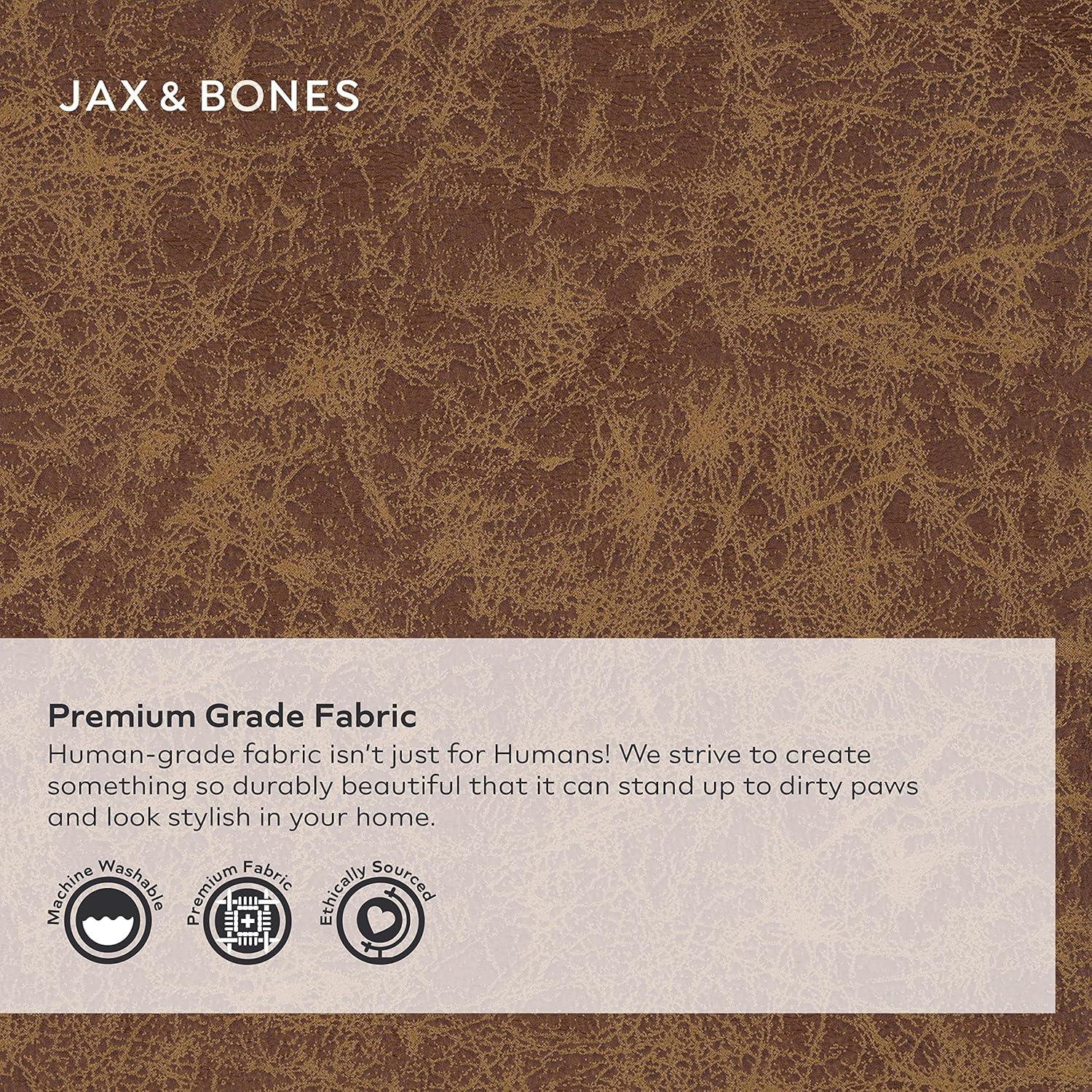 Jax & Bones Striped Polyester Pet Bed