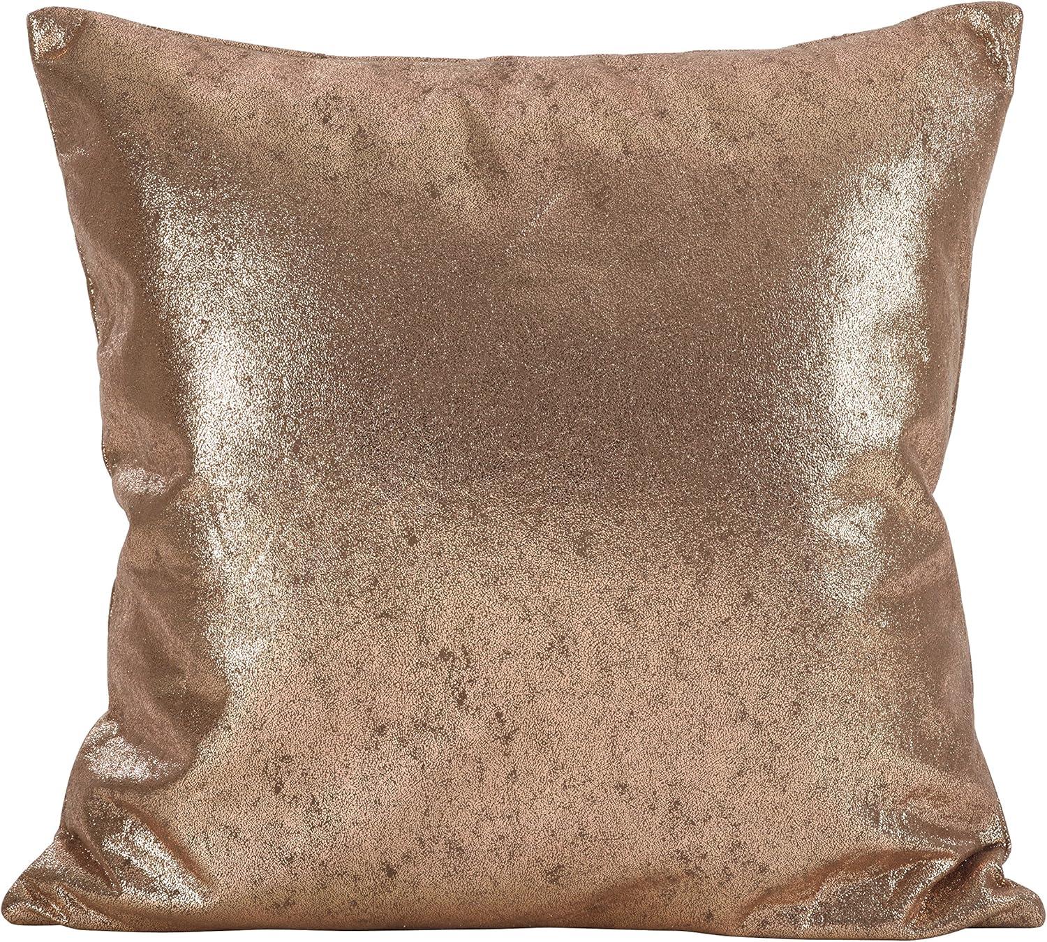 20"x20" Shimmering Metallic Design Down Filled Throw Pillow - Saro Lifestyle