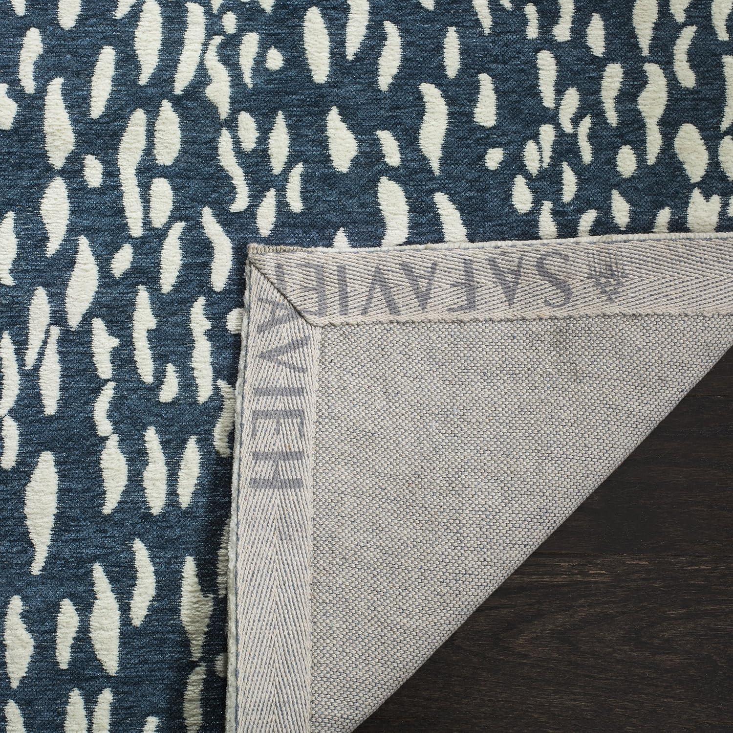 Marbella MRB657 Hand Loomed Accent Rug - Blue/Ivory - 2'3"x4' - Safavieh.