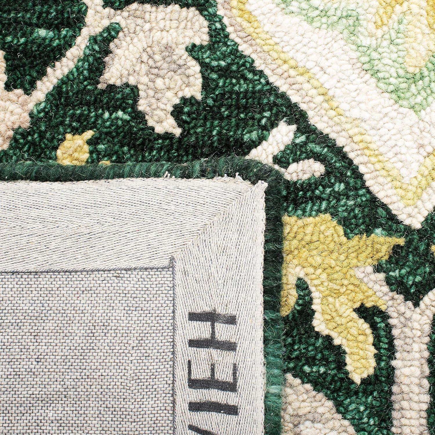 Aspen APN705 Hand Tufted Area Rug - Green/Ivory - 5'x8' - Safavieh.
